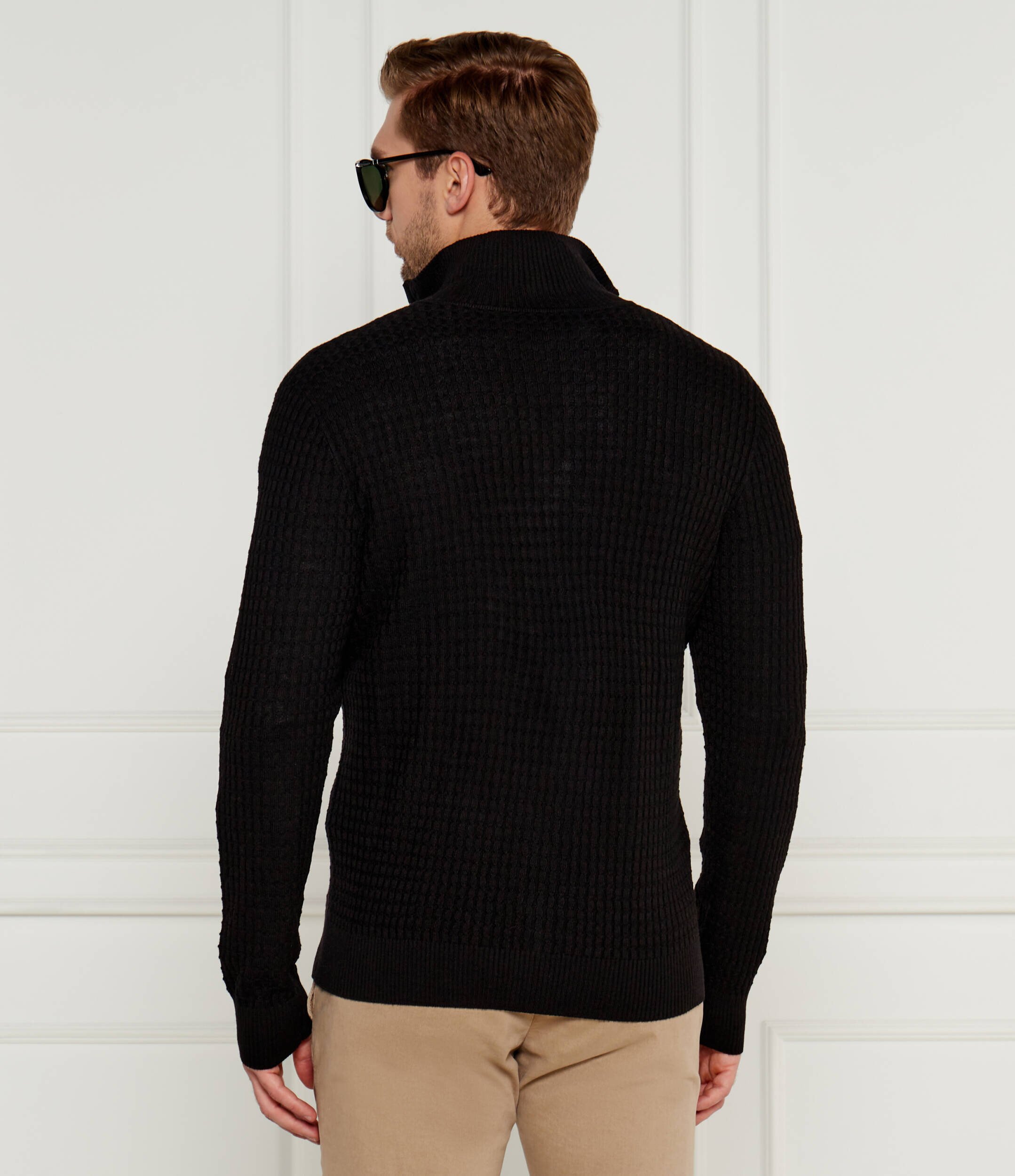 Emporio Armani Cardigan | Regular Fit cu adaos de lână