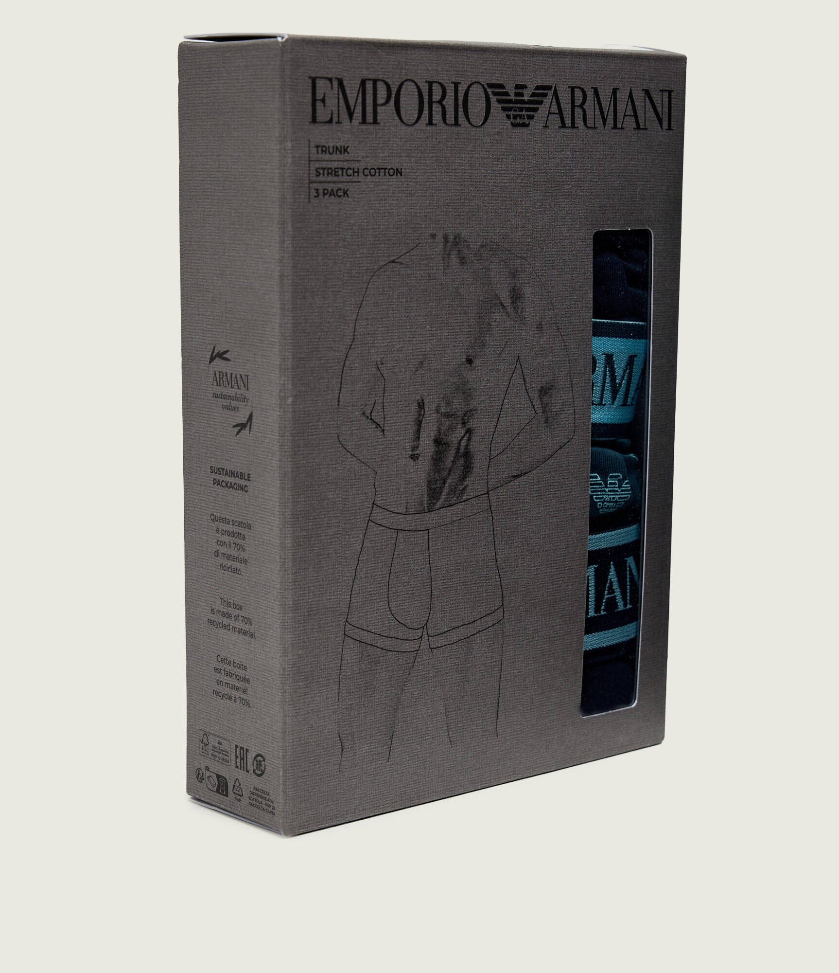 Emporio Armani Chiloți boxer 3-pack