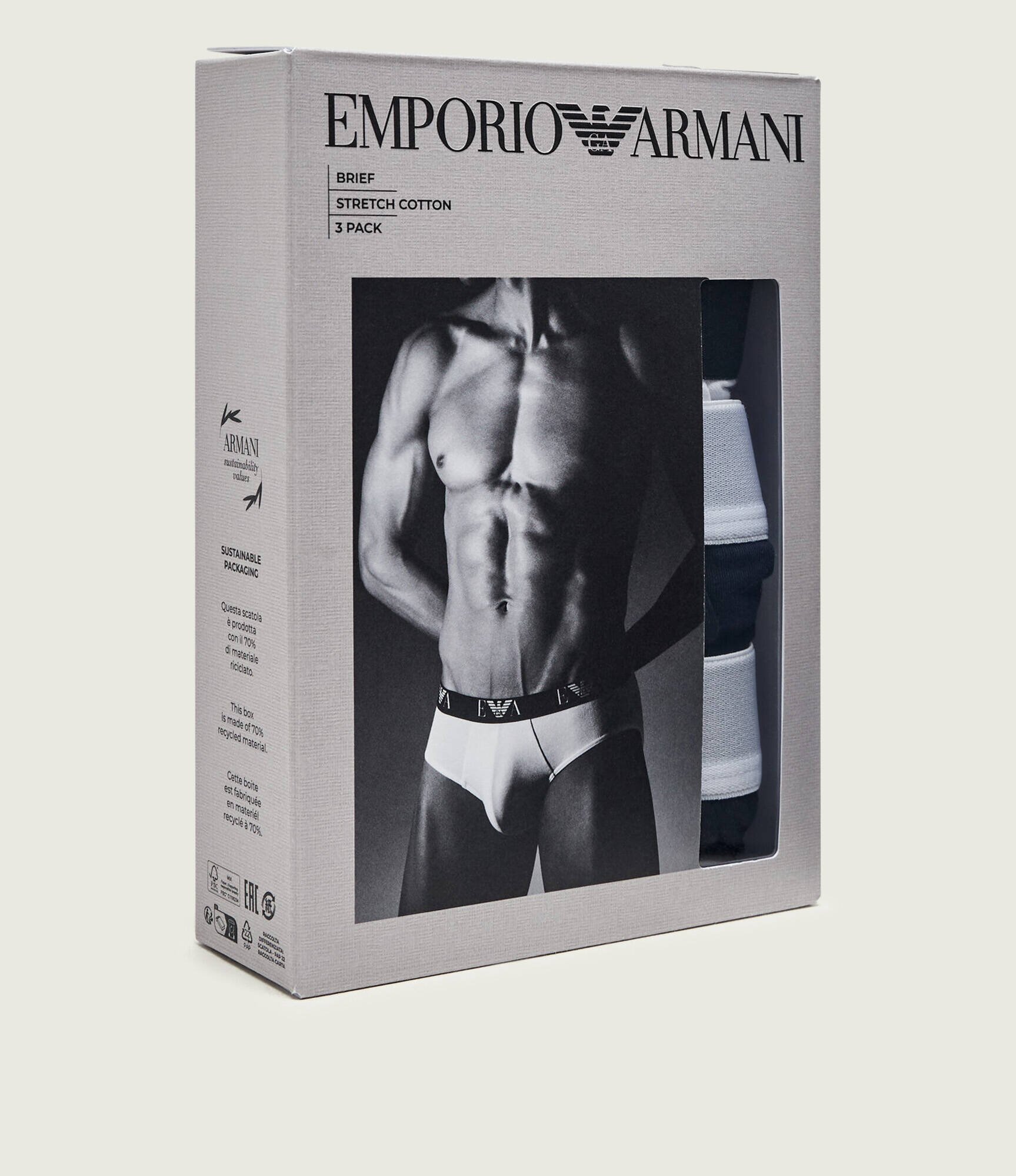 Emporio Armani Chiloți slipi 3-pack