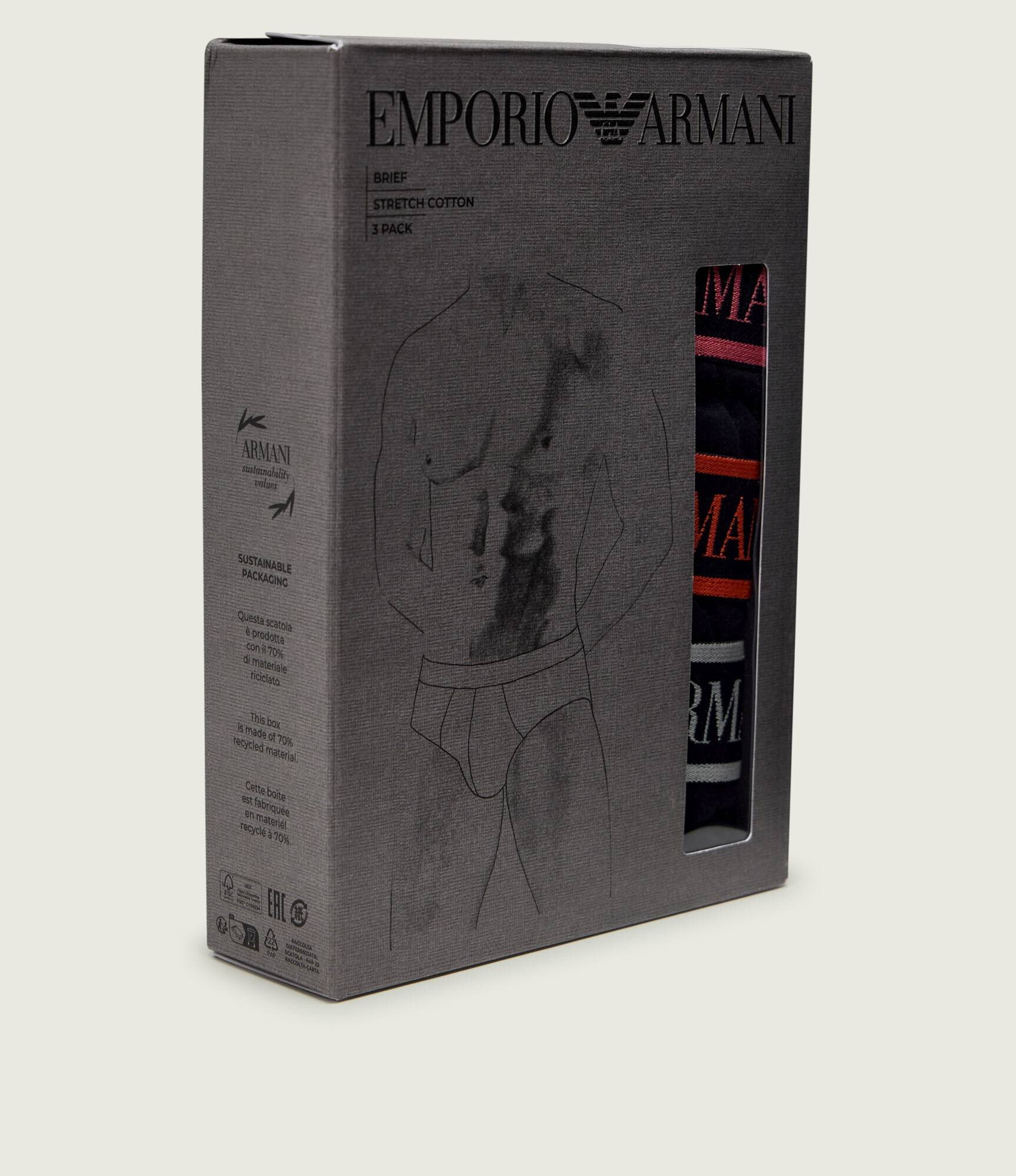 Emporio Armani Chiloți slipi 3-pack