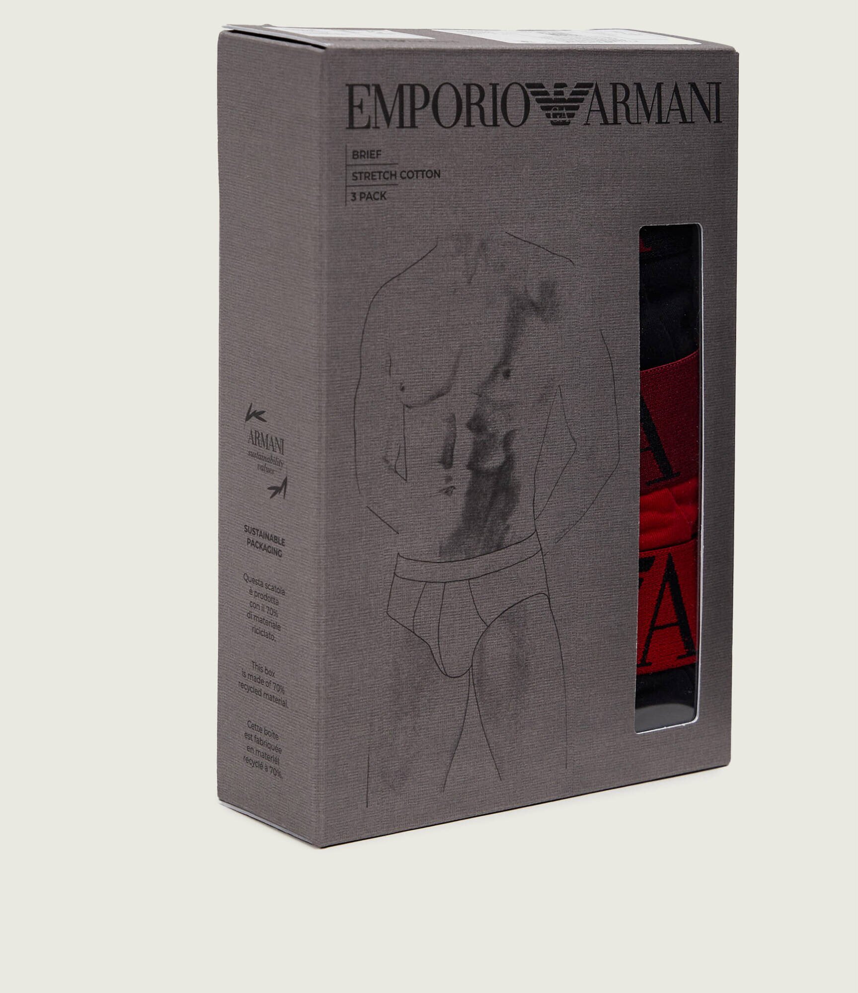Emporio Armani Chiloți slipi 3-pack