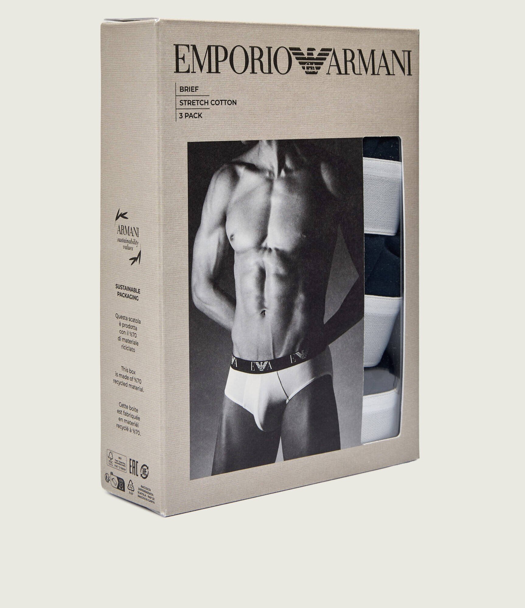 Emporio Armani Chiloți slipi 3-pack