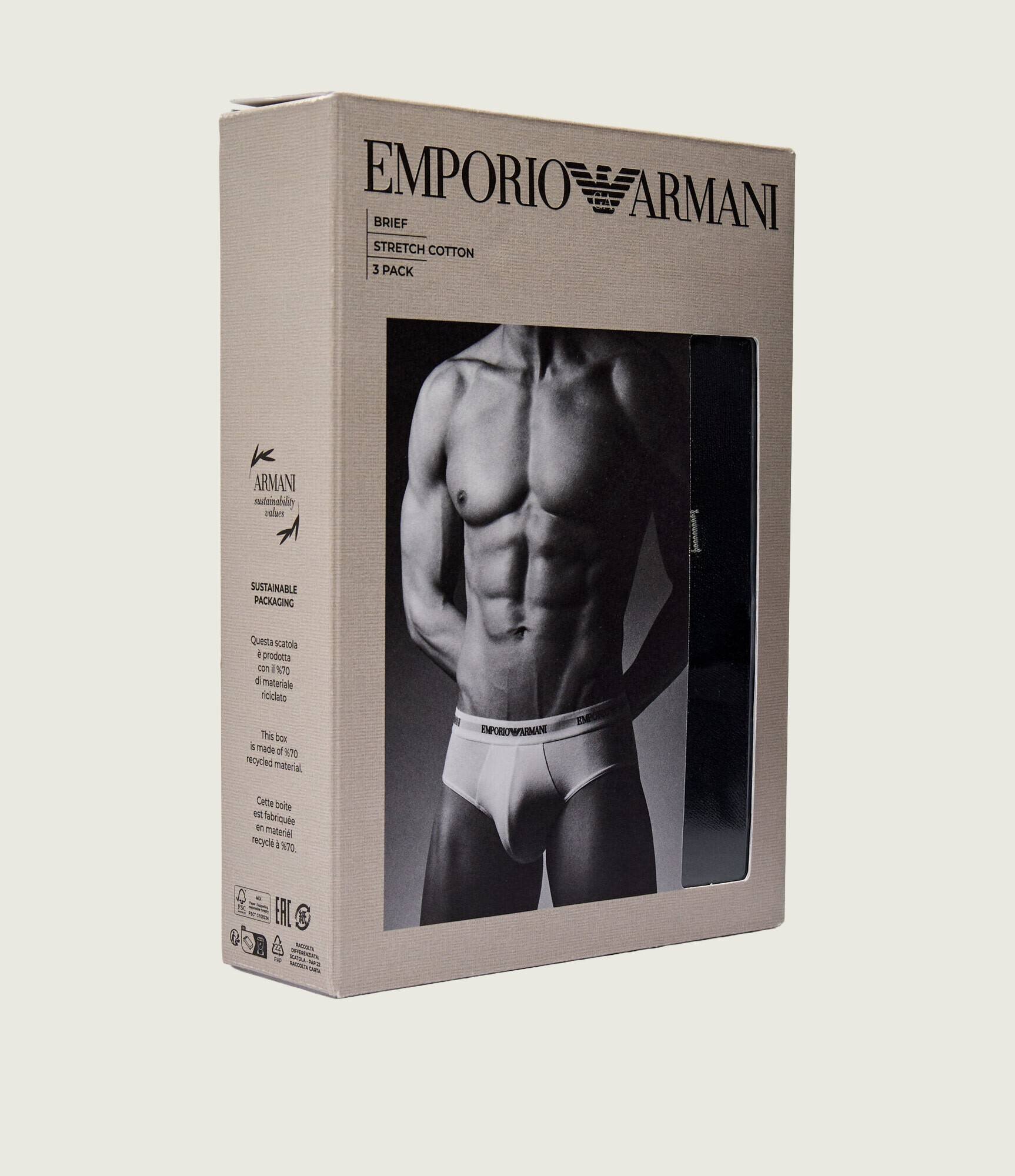 Emporio Armani Chiloți slipi 3-pack