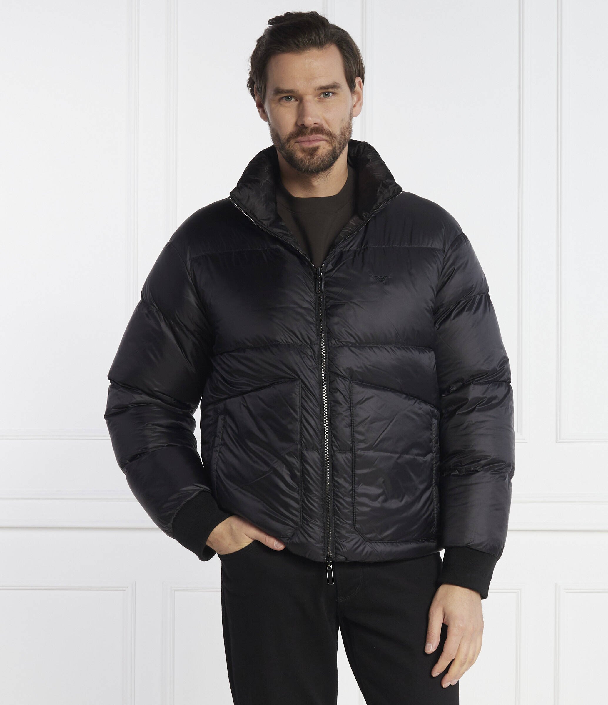 Emporio Armani Cu două fețe geacă | Regular Fit
