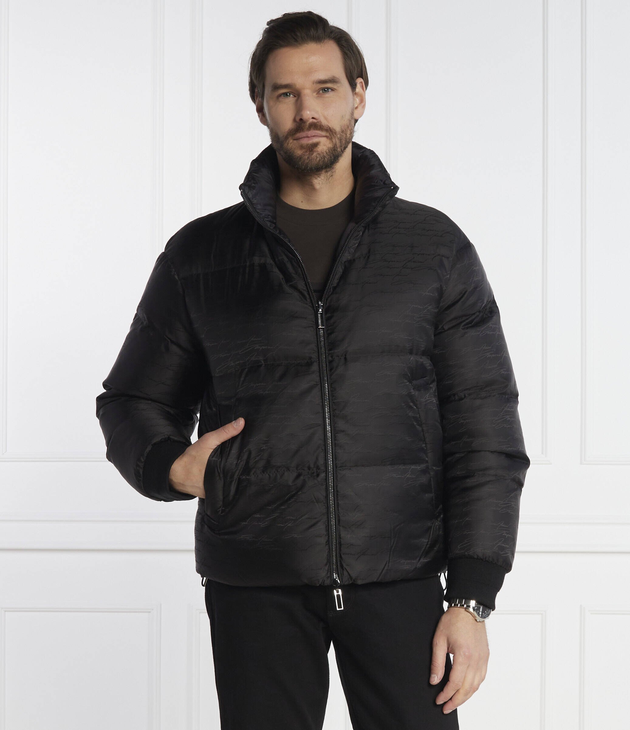 Emporio Armani Cu două fețe geacă | Regular Fit