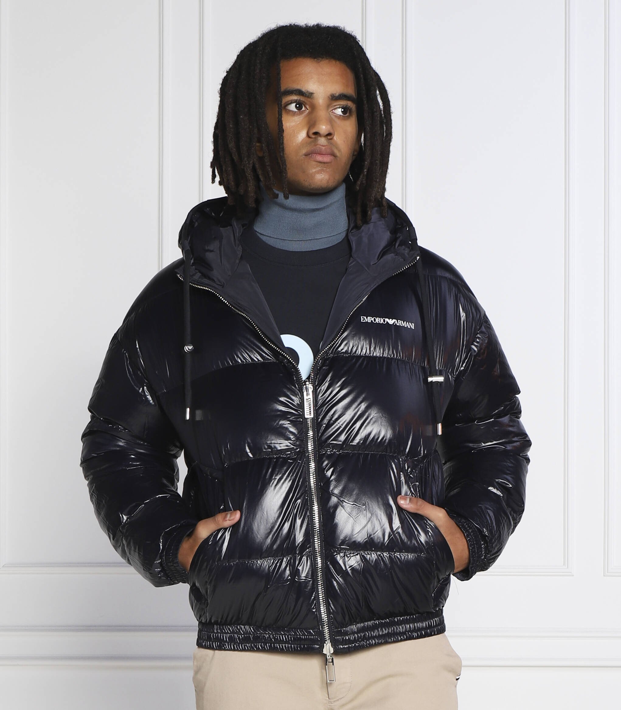 Emporio Armani Cu două fețe geacă | Regular Fit