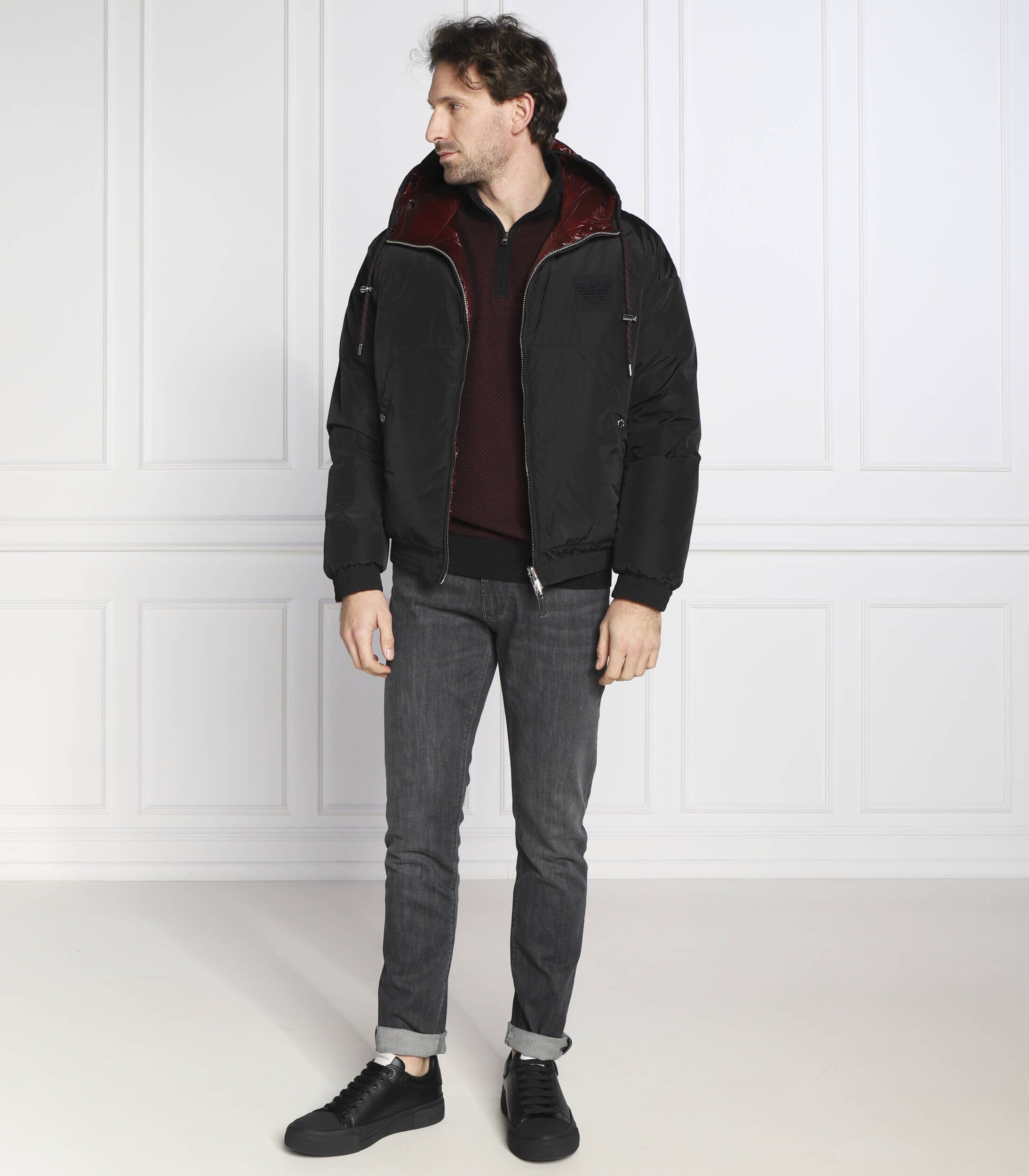 Emporio Armani Cu două fețe geacă | Regular Fit