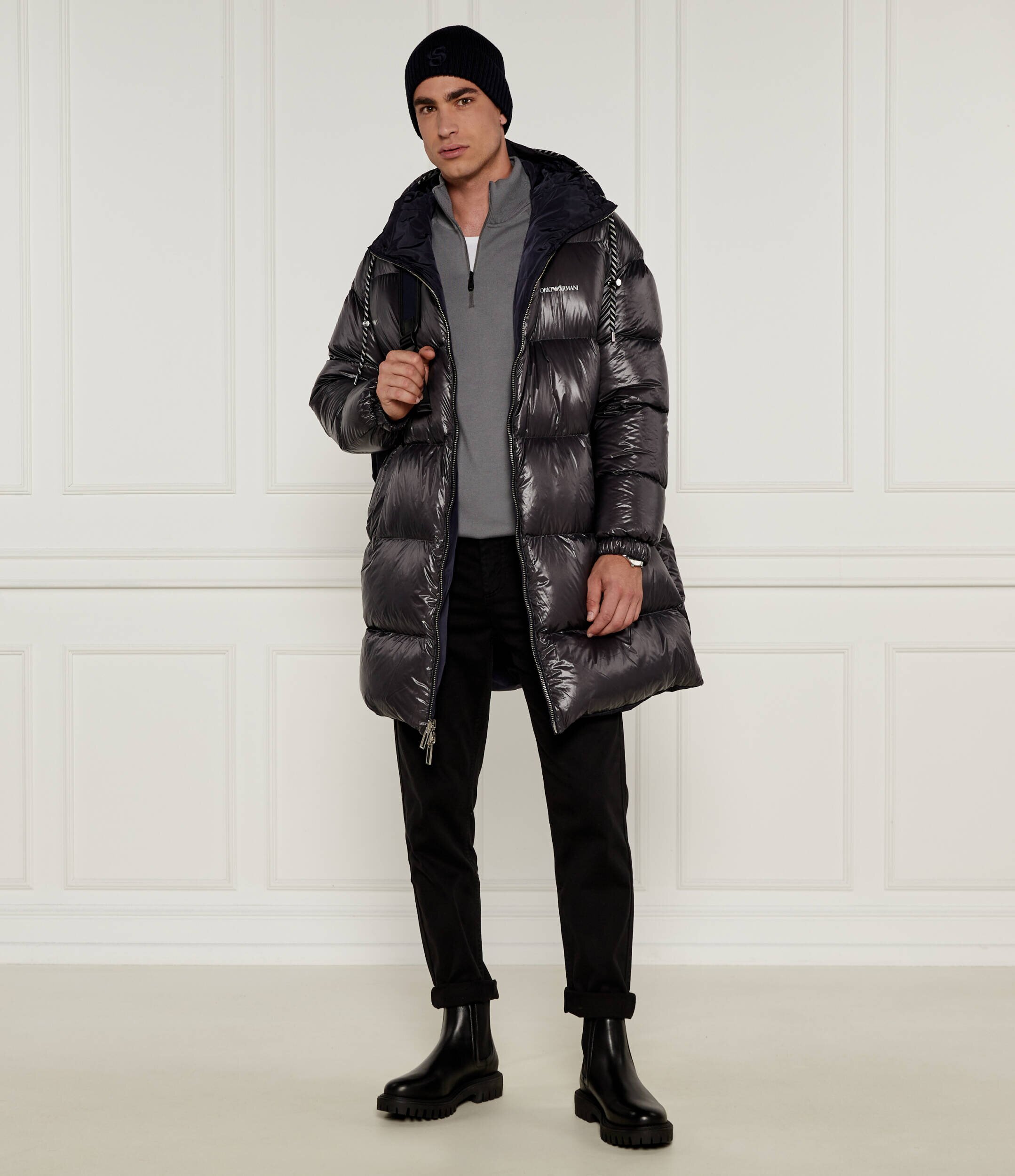 Emporio Armani Cu două fețe GIACCA PIUMINO | Regular Fit