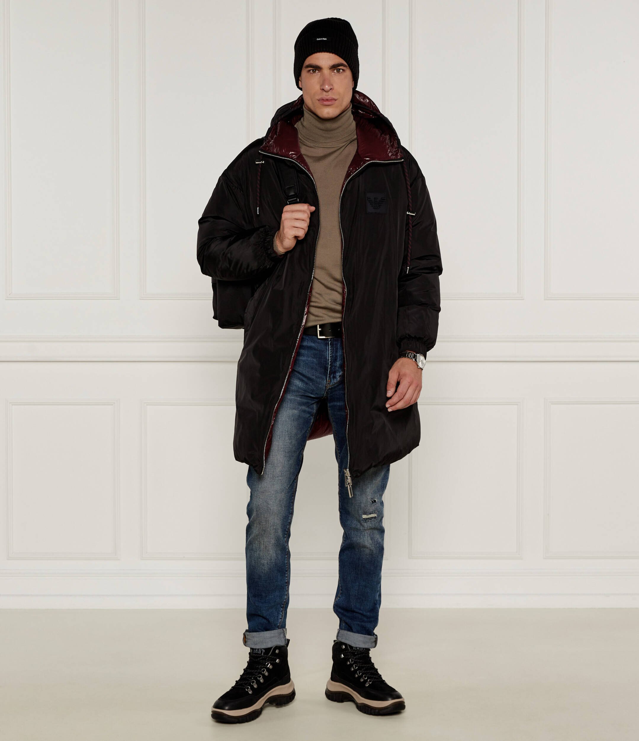 Emporio Armani Cu două fețe GIACCA PIUMINO | Regular Fit