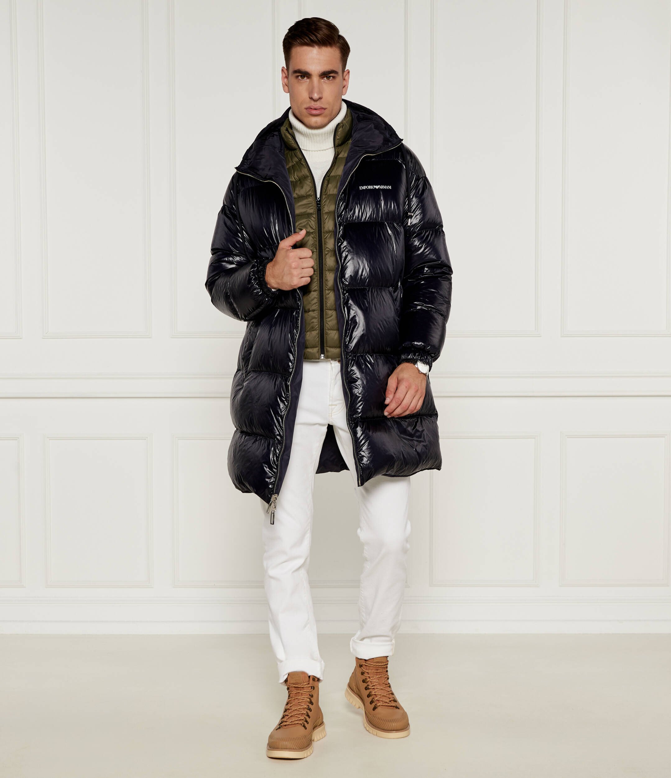 Emporio Armani Cu două fețe GIACCA PIUMINO | Regular Fit
