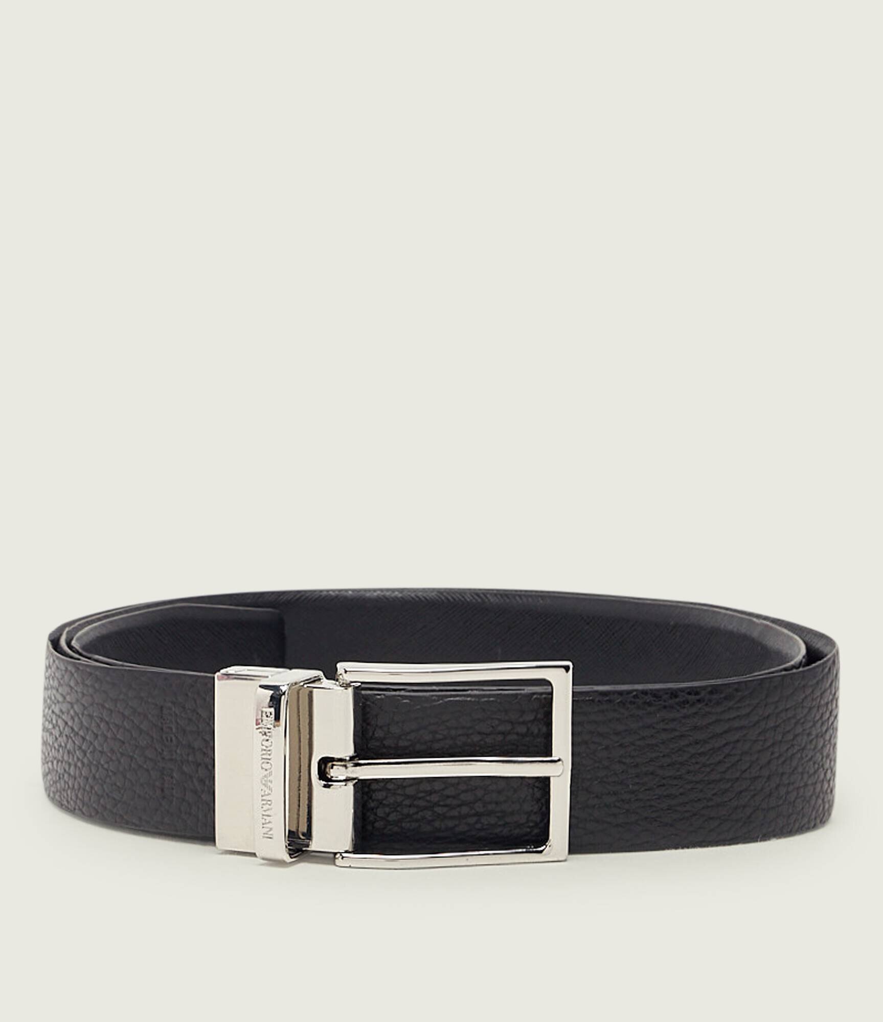 Emporio Armani Curea din piele cu două fețe