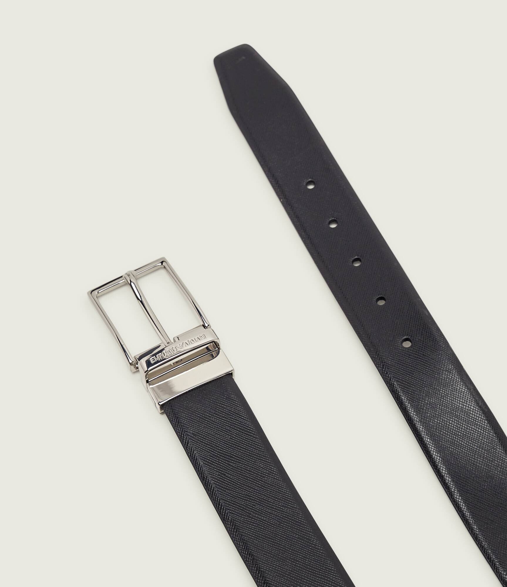 Emporio Armani Curea din piele cu două fețe