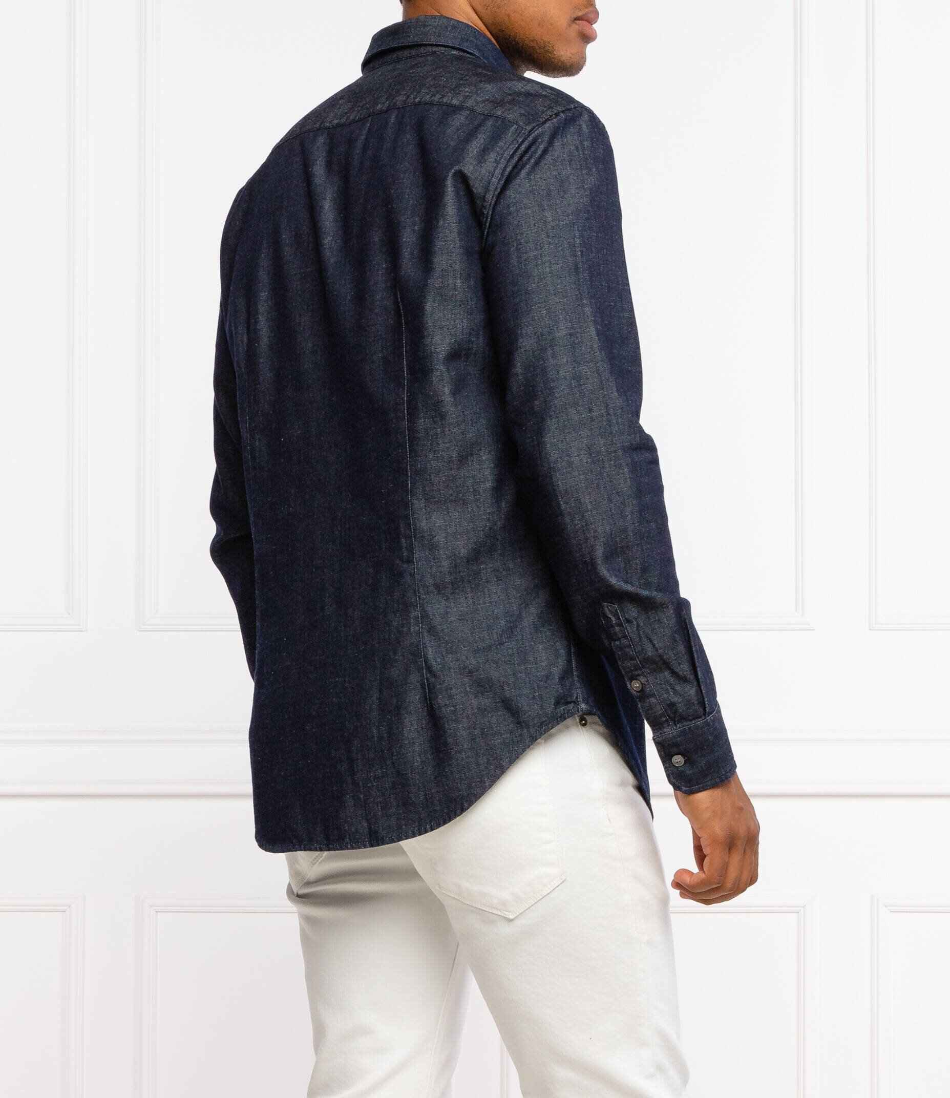 Emporio Armani De blugi cămașă | Regular Fit
