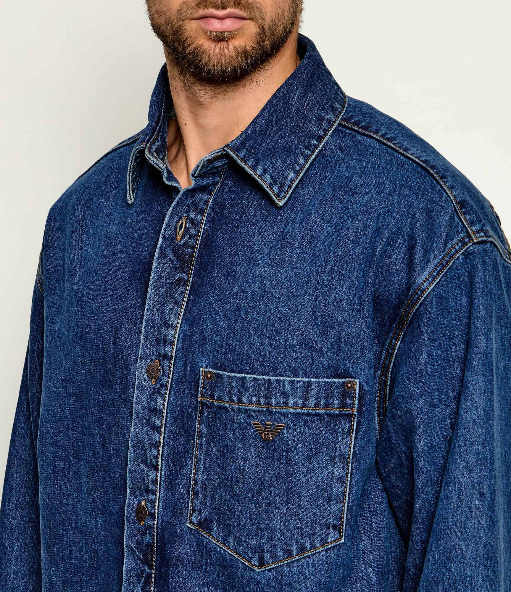Emporio Armani De blugi cămașă | regular fit