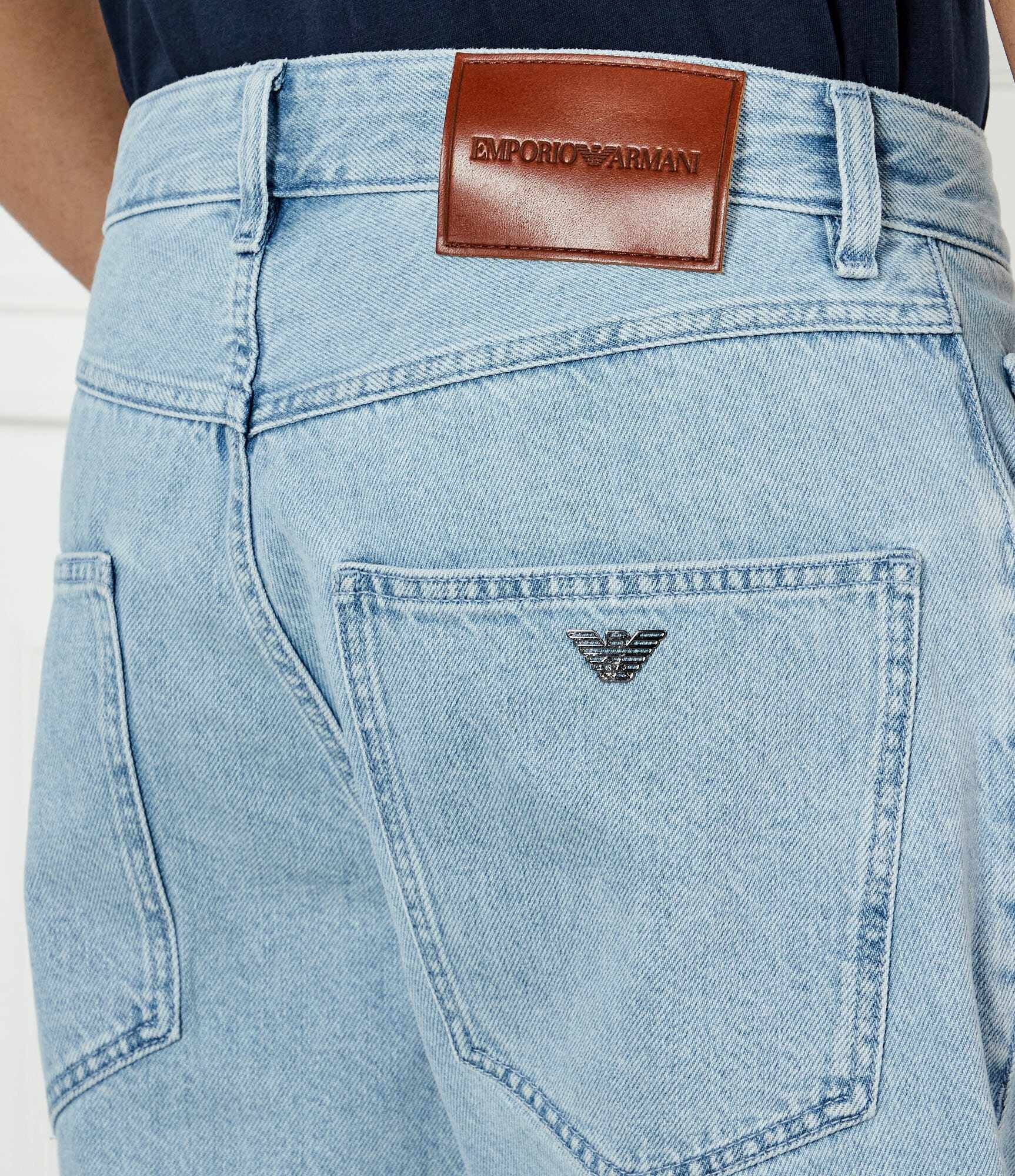 Emporio Armani De blugi pantaloni scurți | Regular Fit