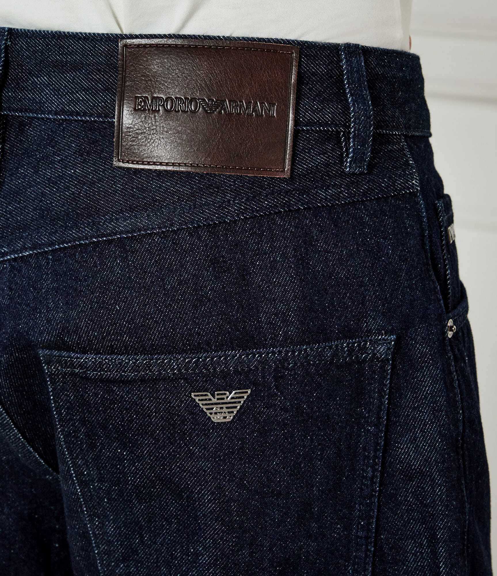 Emporio Armani De blugi pantaloni scurți | Regular Fit