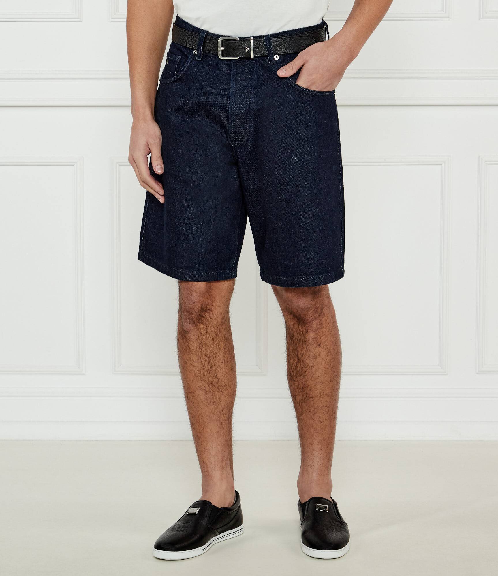 Emporio Armani De blugi pantaloni scurți | Regular Fit