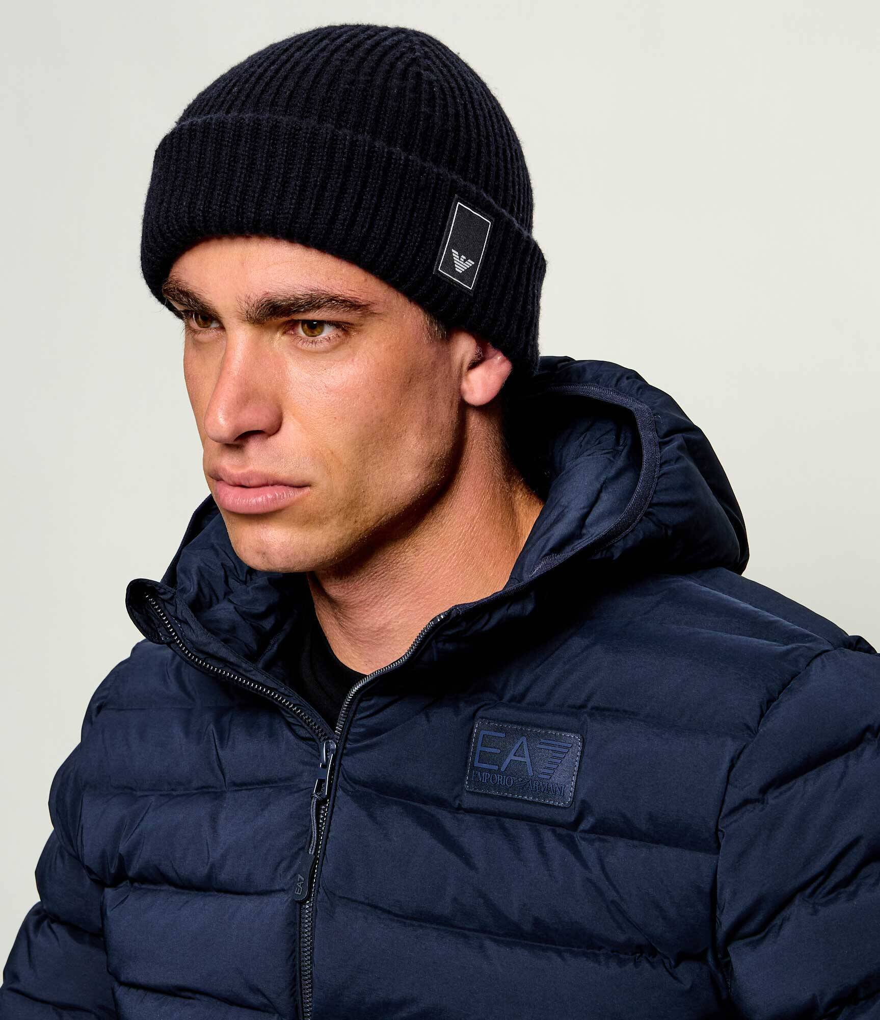 Emporio Armani De lână căciulă cu adaos de cașmir