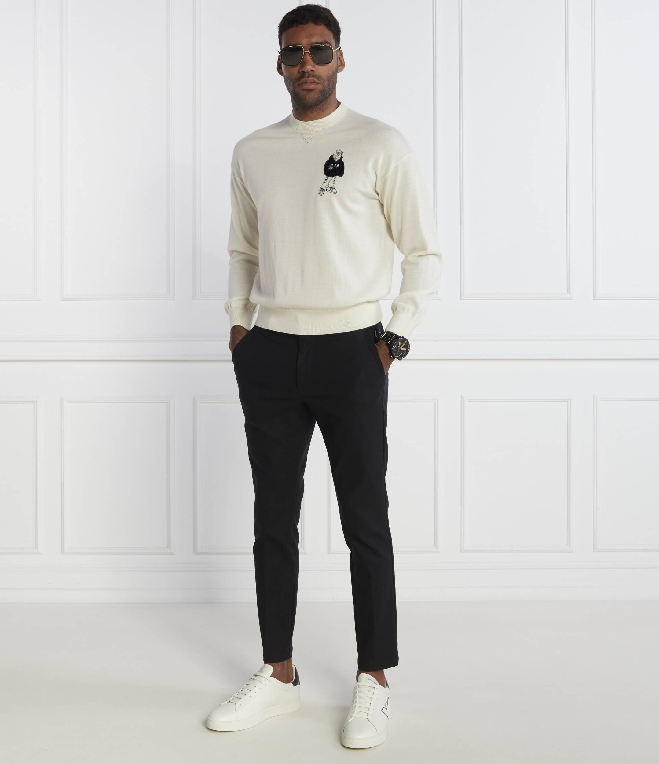 Emporio Armani De lână pulover PULLOVER