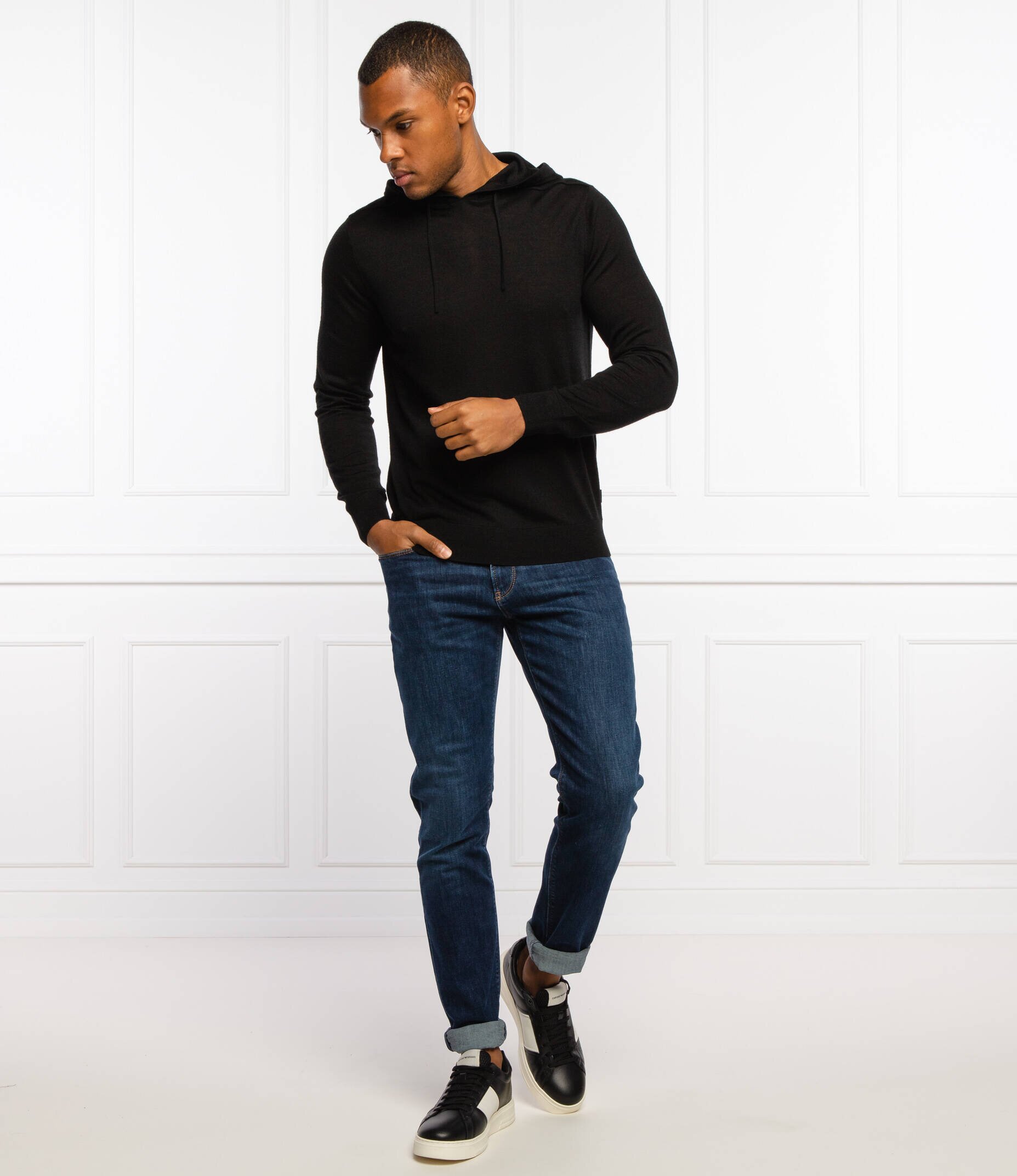 Emporio Armani De lână pulover | Regular Fit