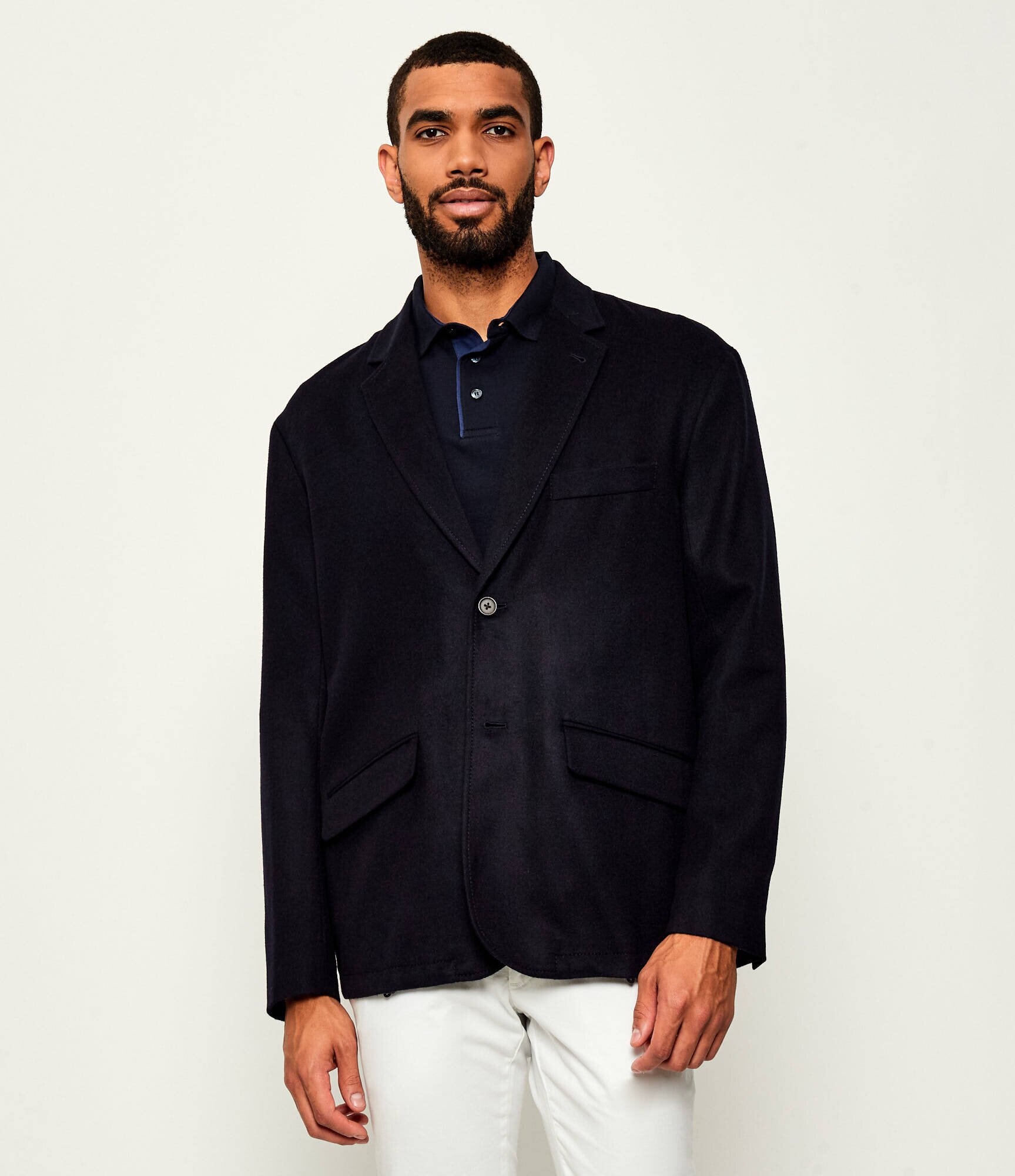 Emporio Armani De lână sacou | Loose fit cu adaos de cașmir