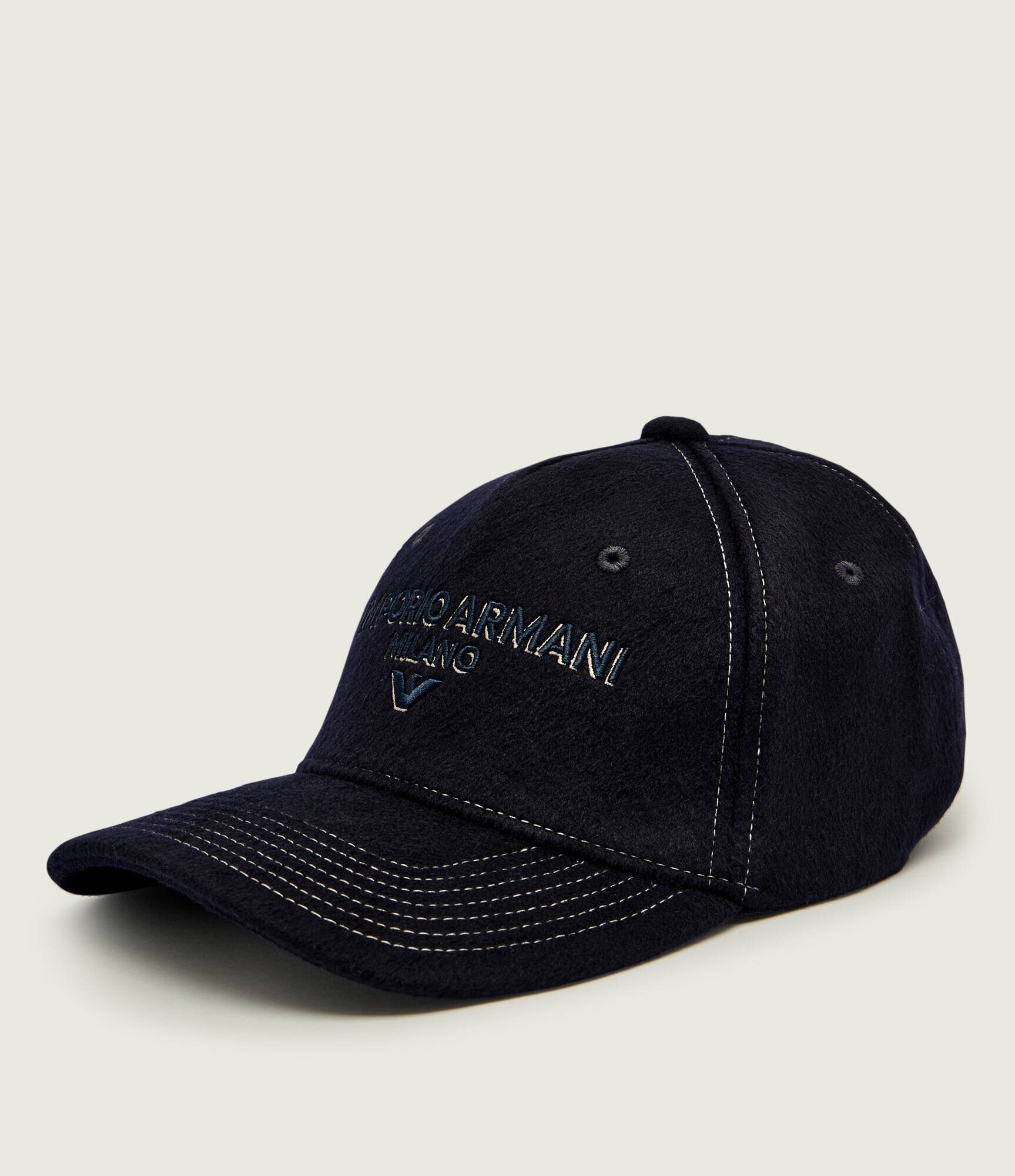 Emporio Armani De lână șapcă baseball