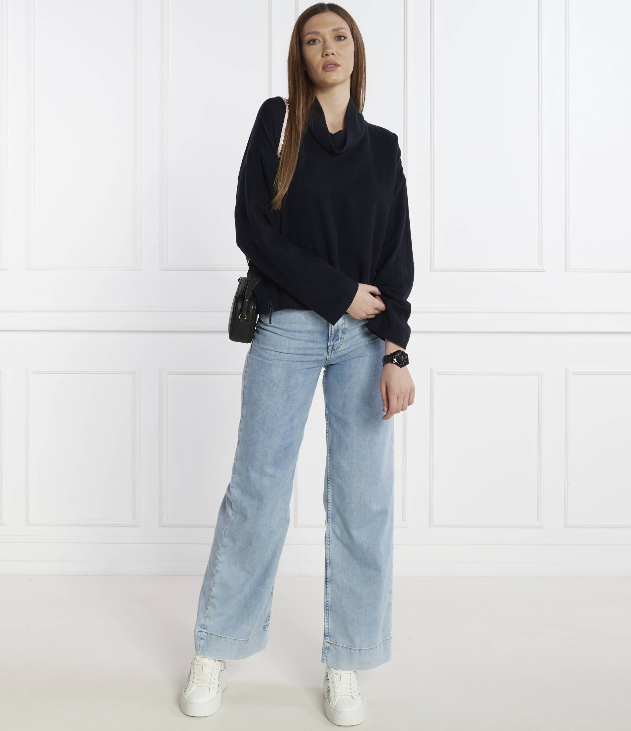 Emporio Armani De lână sweter | Relaxed fit cu adaos de cașmir