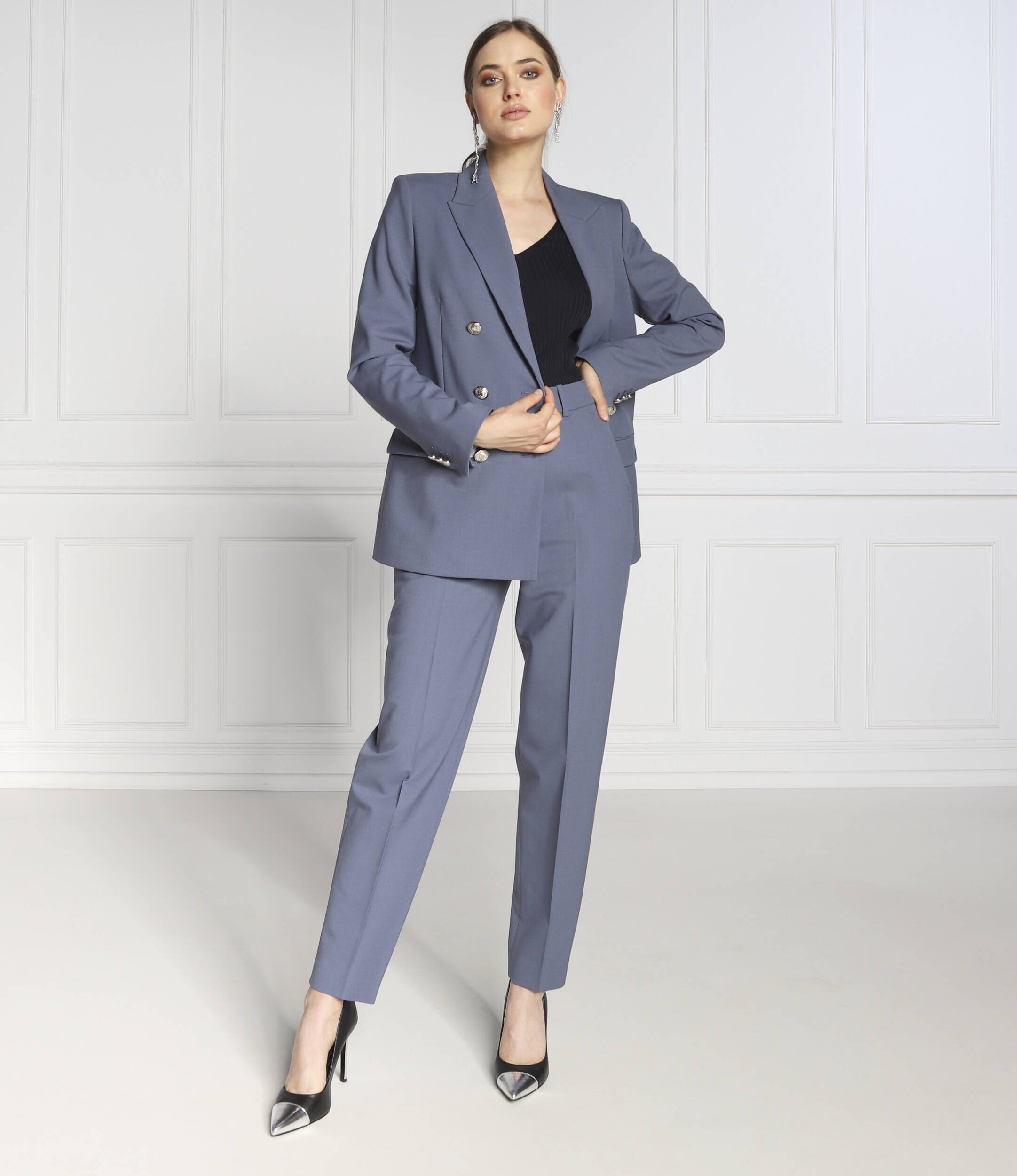 Emporio Armani De mătase pulover cu adaos de cașmir