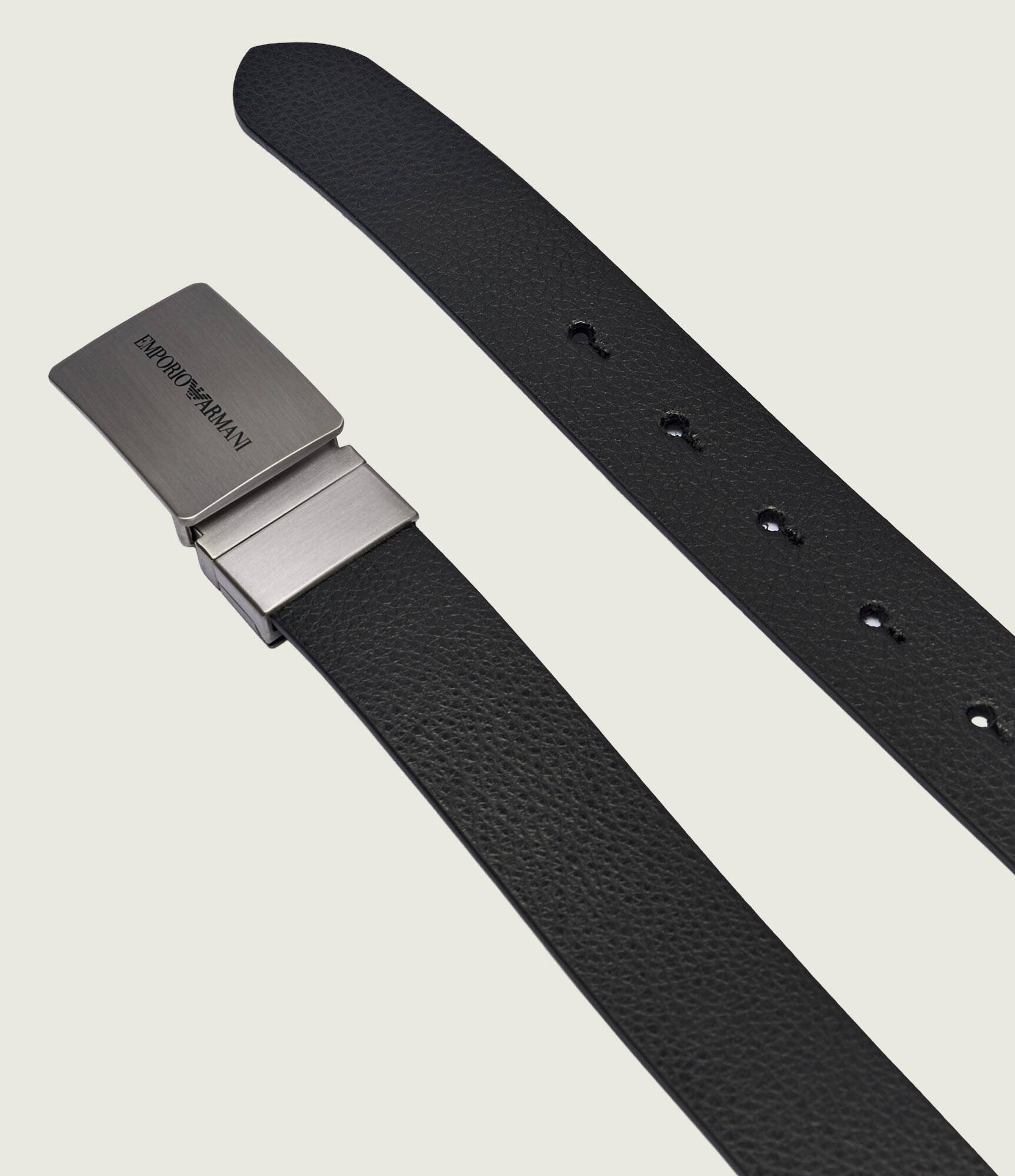 Emporio Armani De piele cu două fețe curea