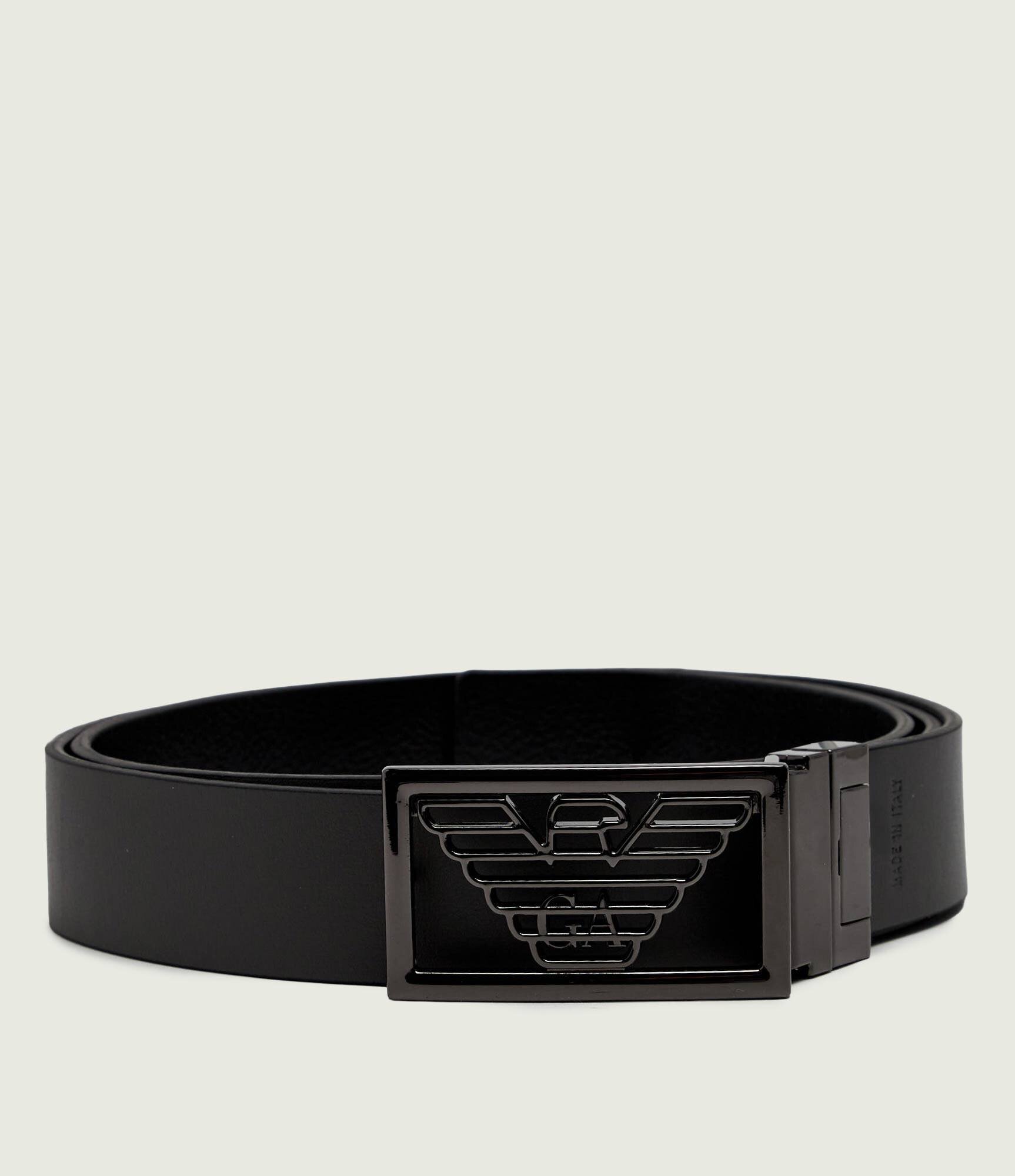 Emporio Armani De piele cu două fețe curea