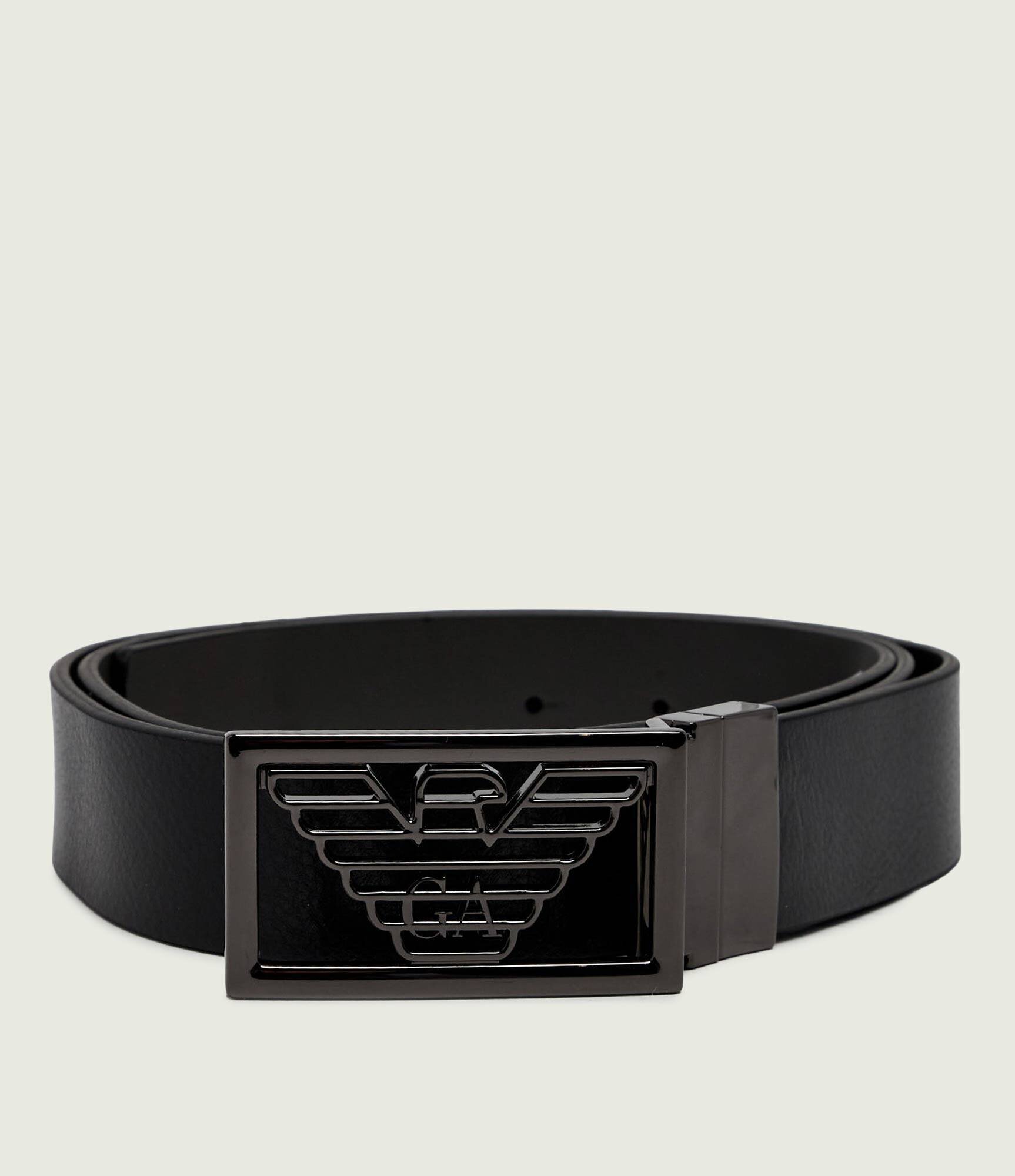 Emporio Armani De piele cu două fețe curea