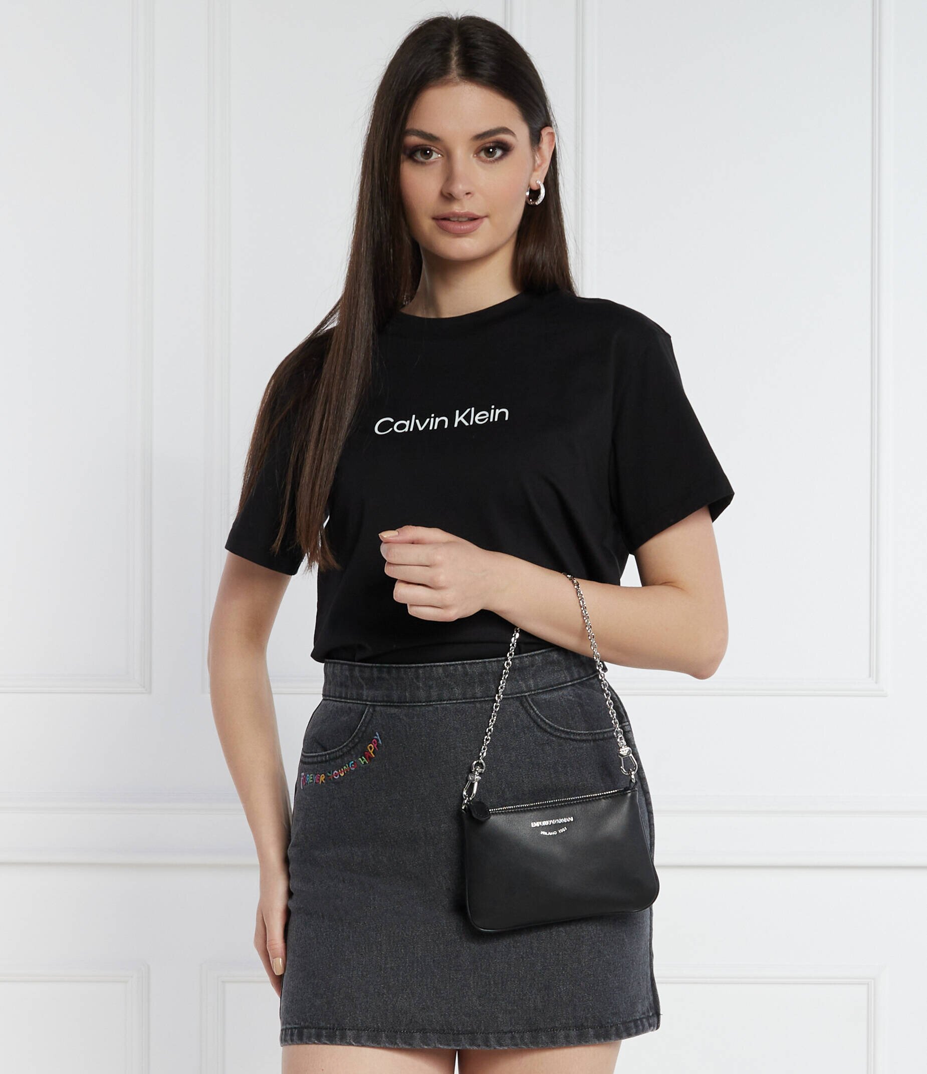 Emporio Armani De piele geantă pe umăr