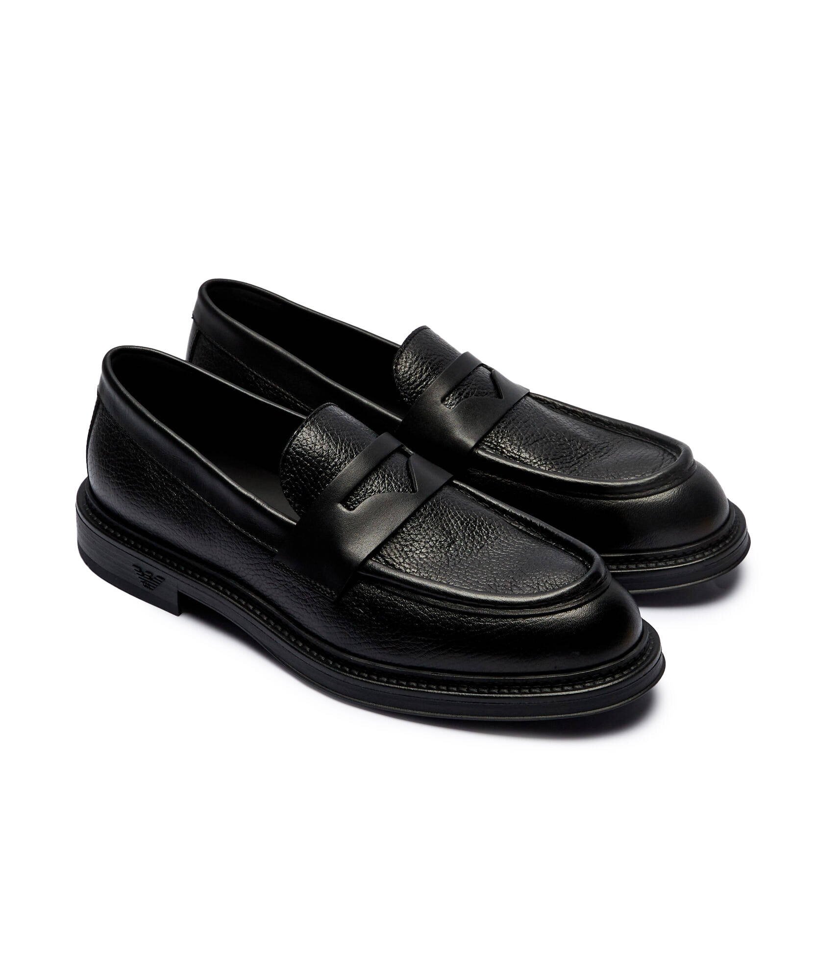 Emporio Armani De piele pantofi loafer