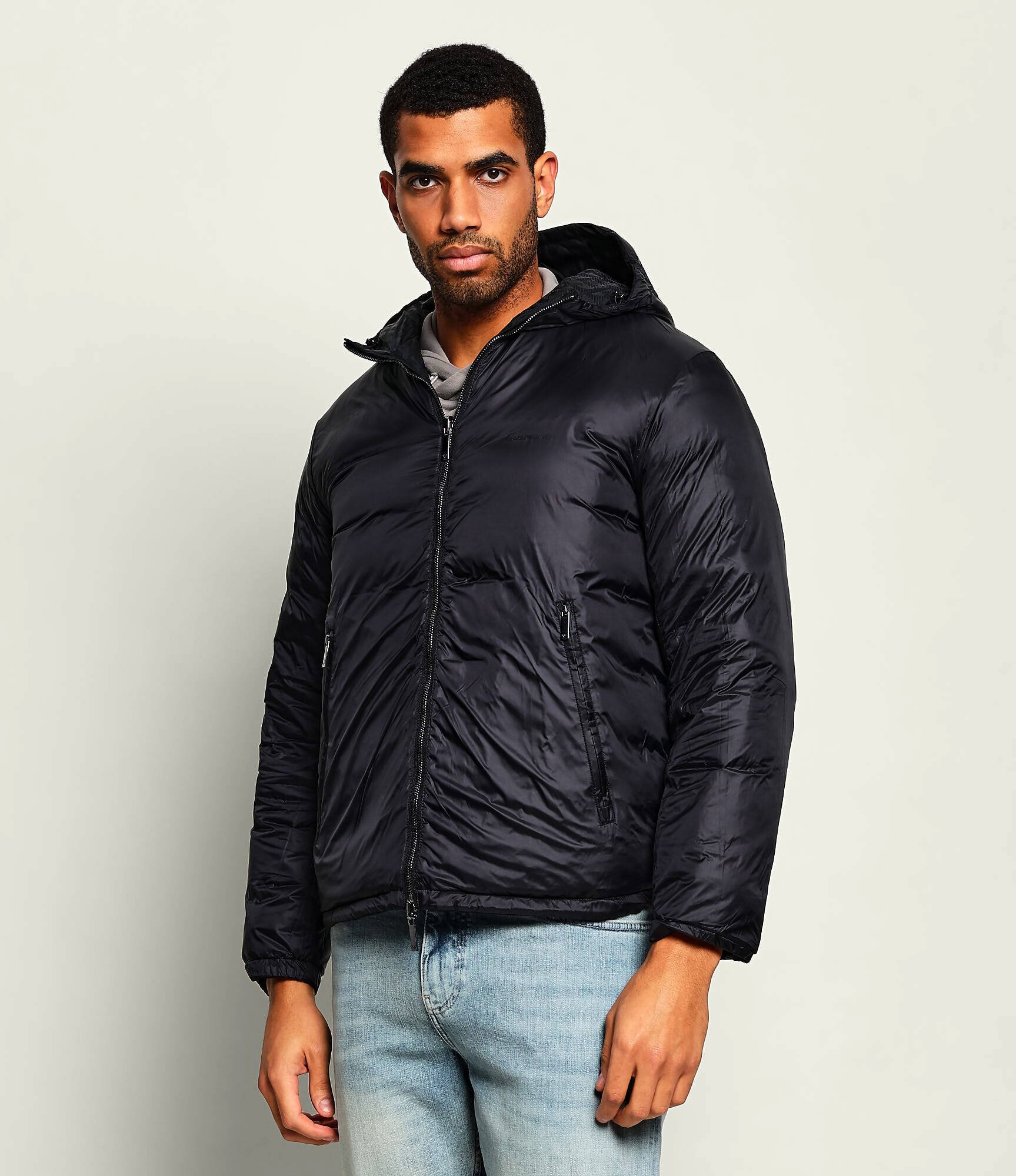 Emporio Armani De puf cu două fețe geacă | regular fit