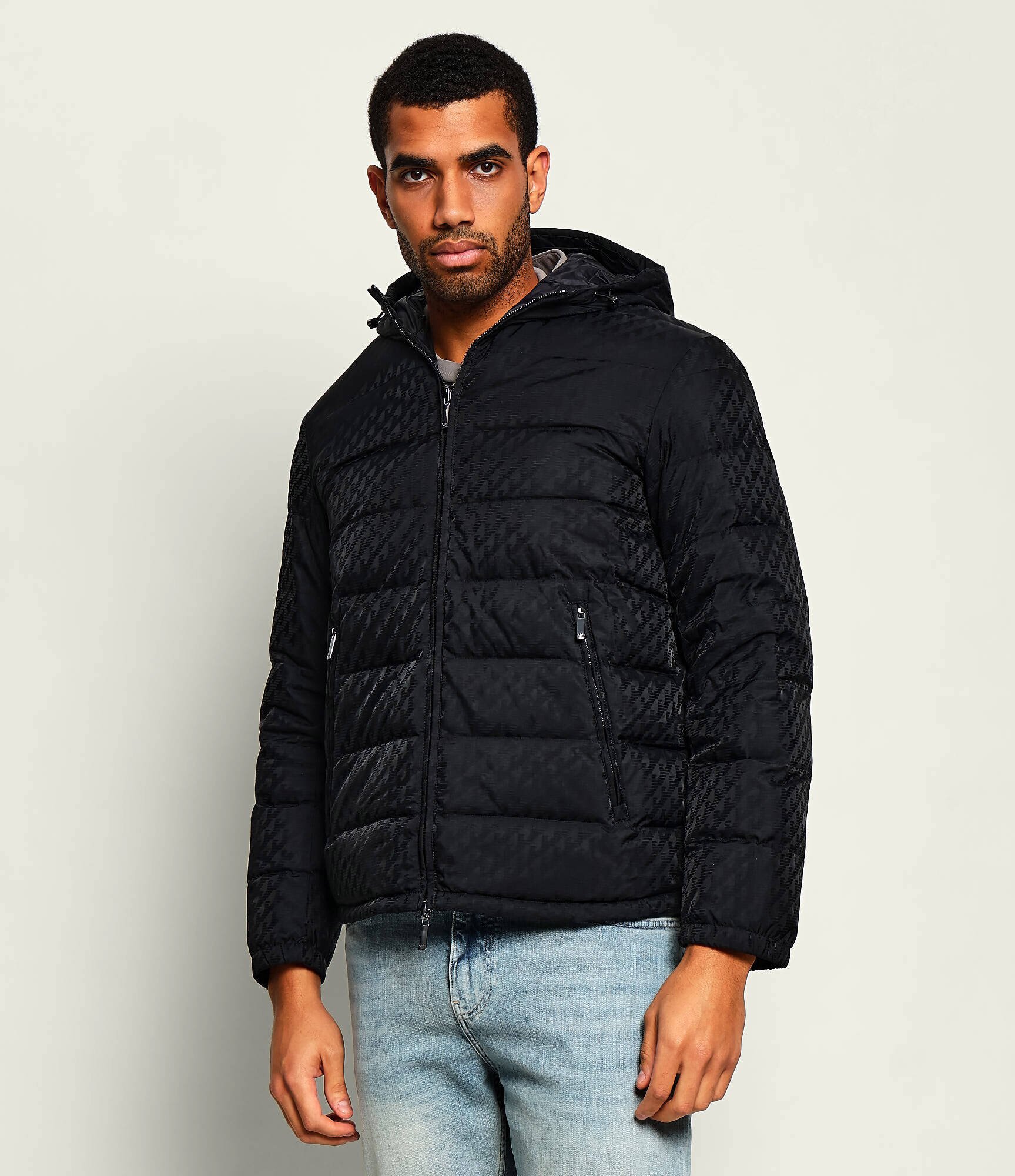 Emporio Armani De puf cu două fețe geacă | regular fit