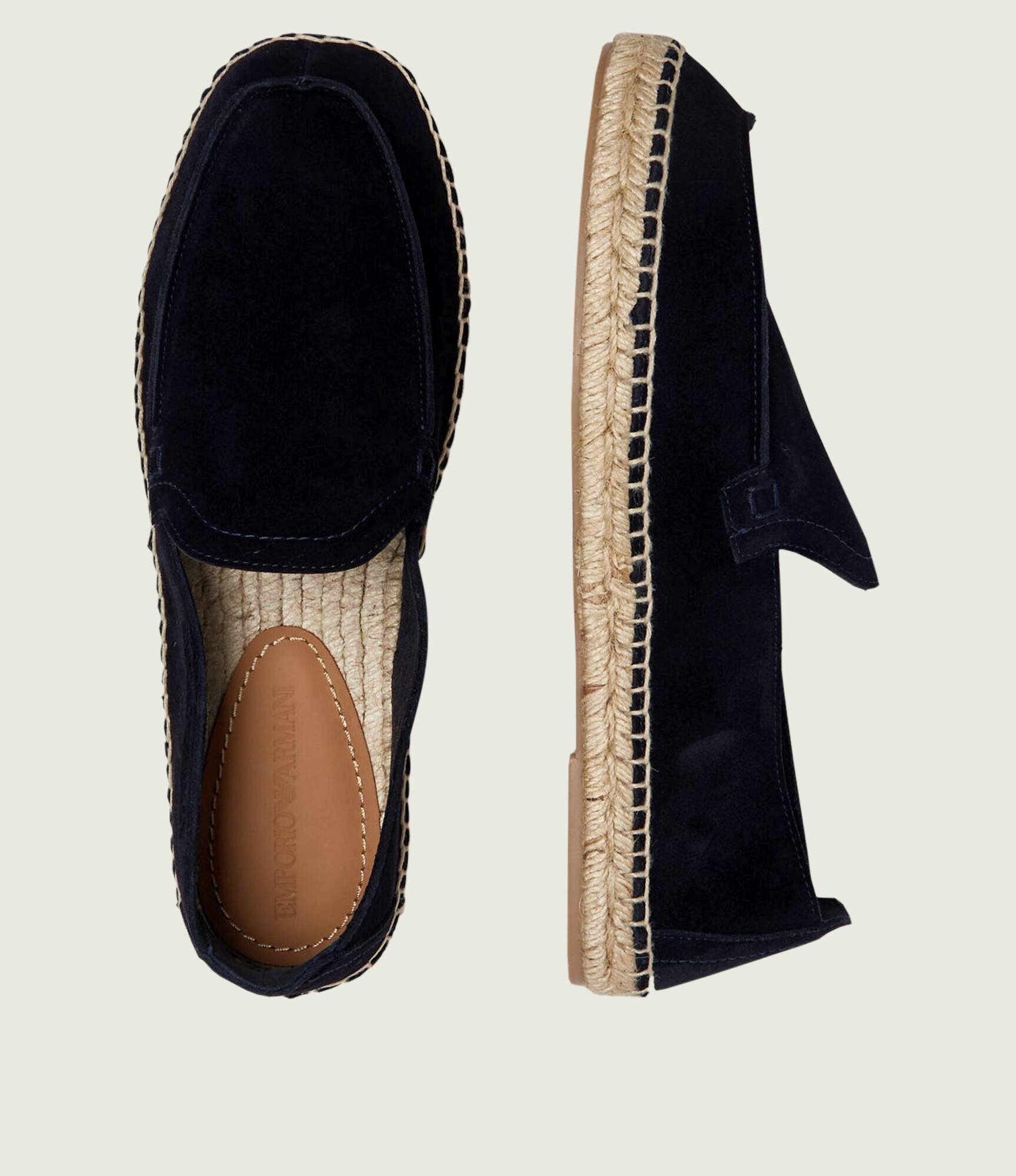 Emporio Armani Espadrile | piele întoarsă