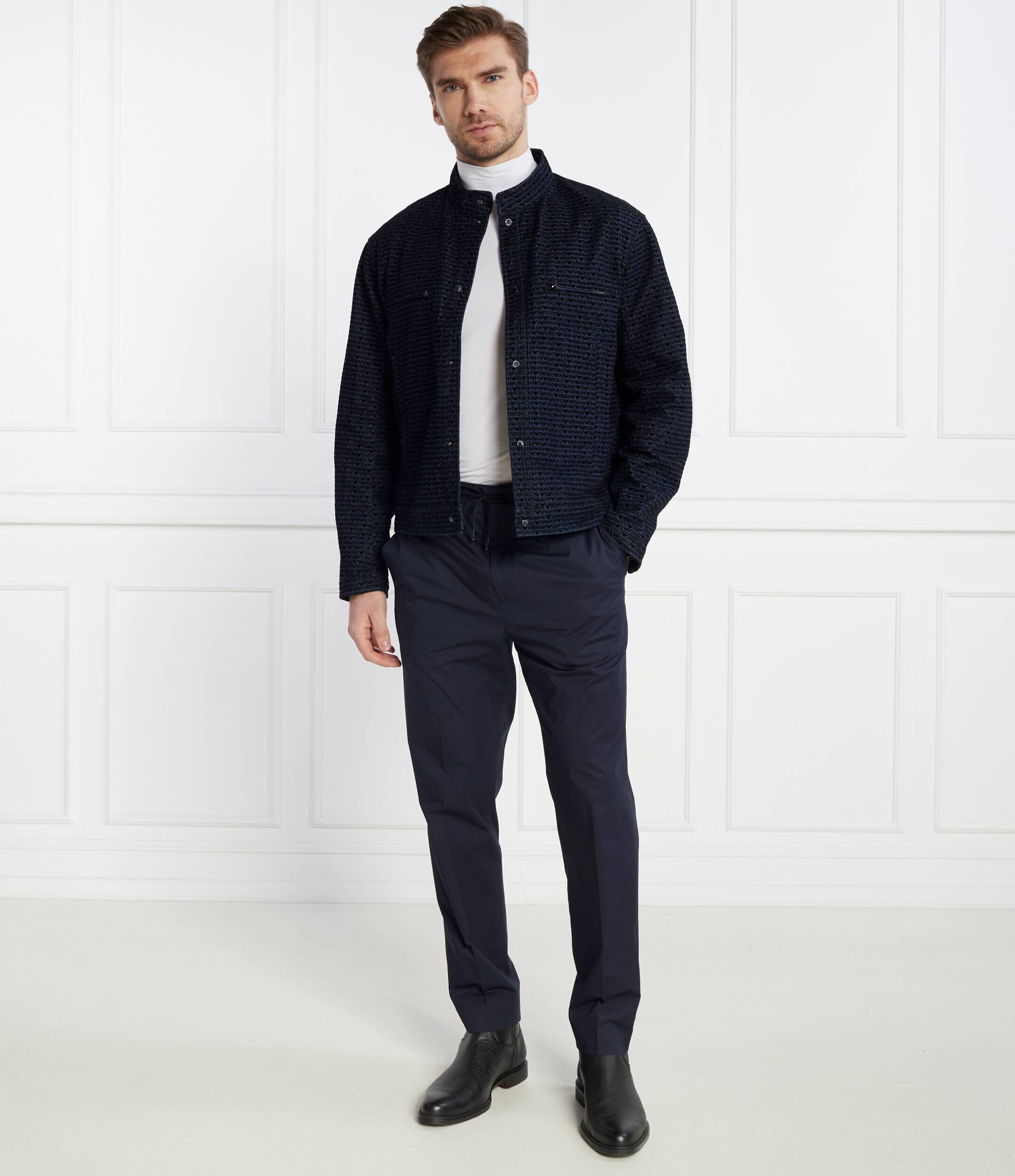 Emporio Armani Geacă de blug BLOUSON | Regular Fit