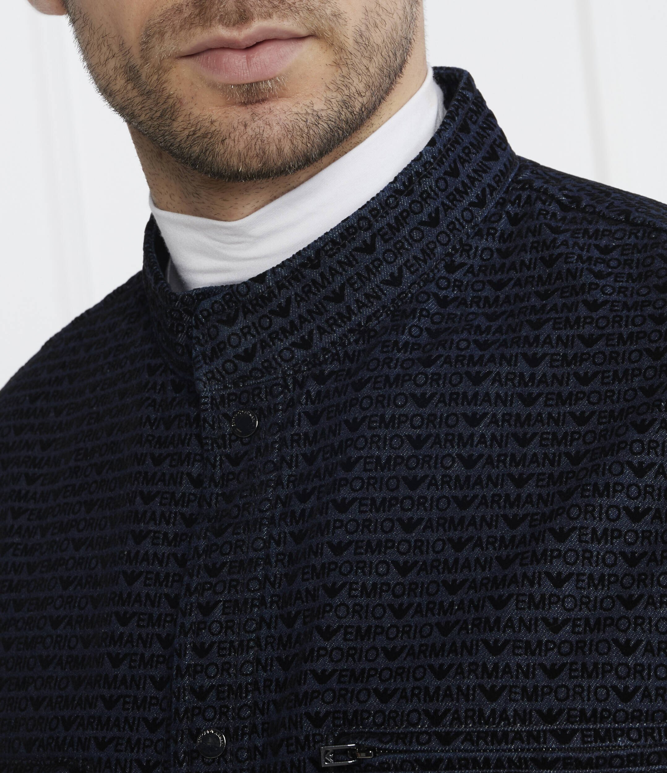 Emporio Armani Geacă de blug BLOUSON | Regular Fit