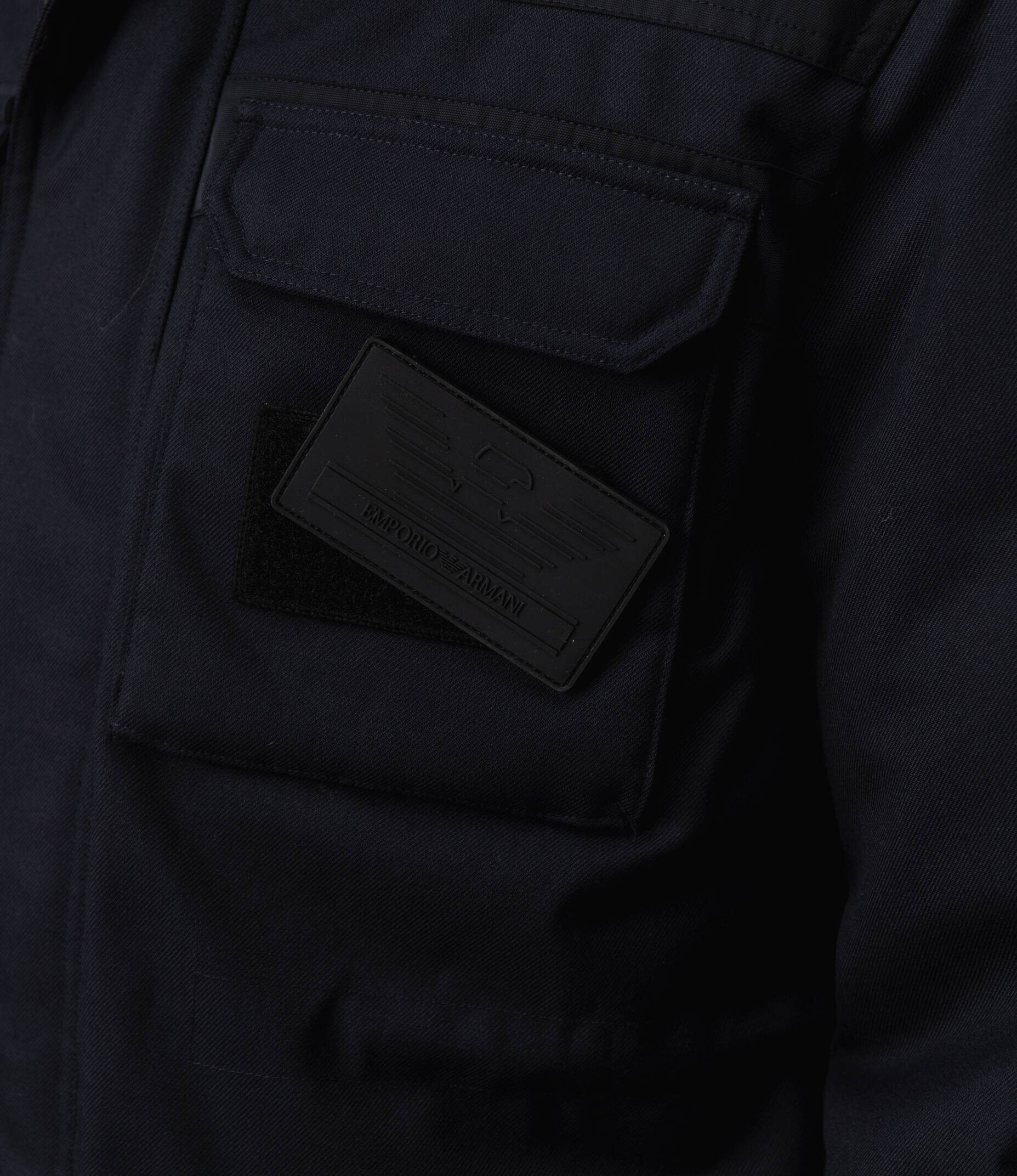 Emporio Armani geacă | Regular Fit | z dodatkiem wełny