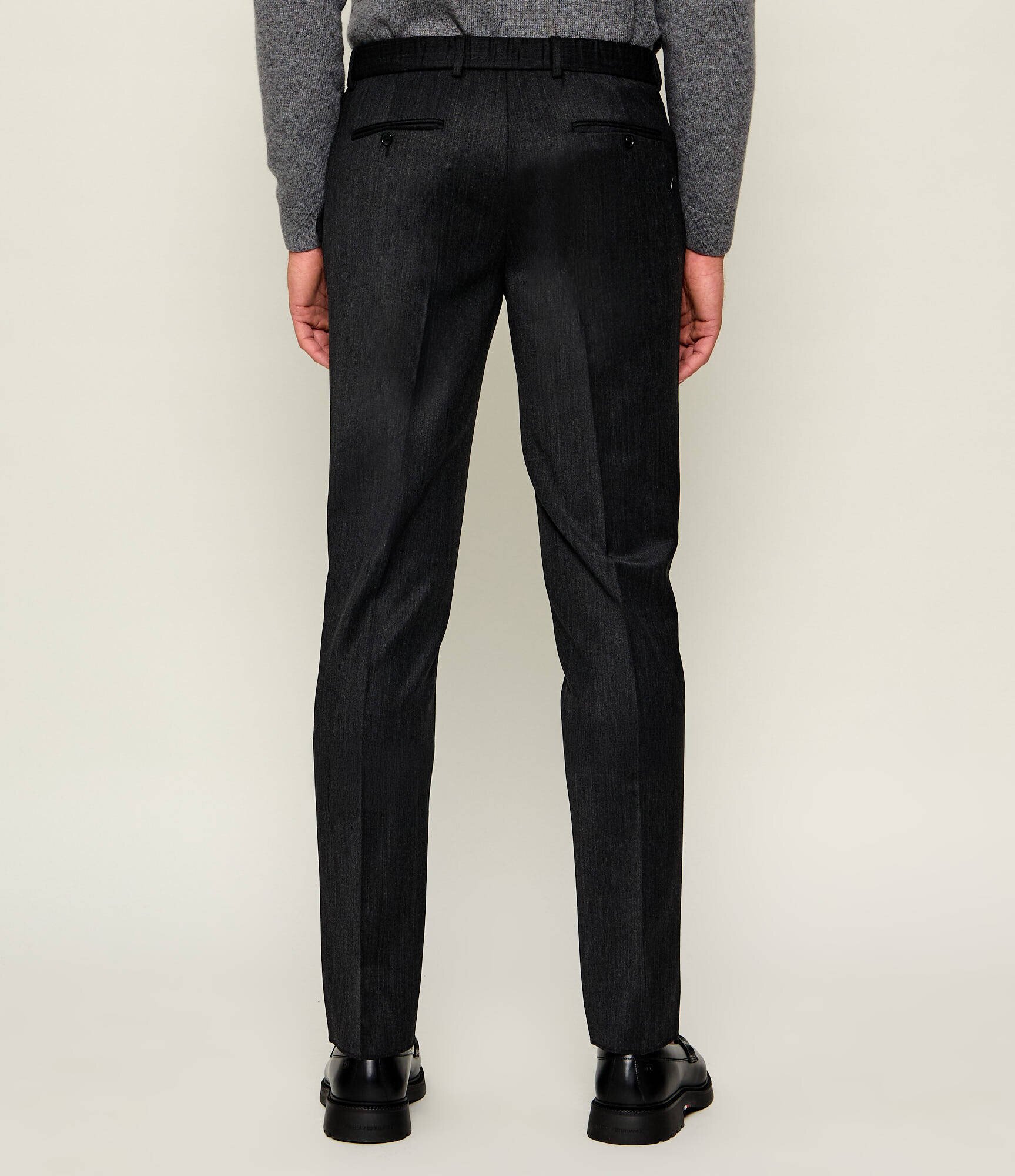 Emporio Armani Pantaloni chino | Slim Fit cu adaos de lână