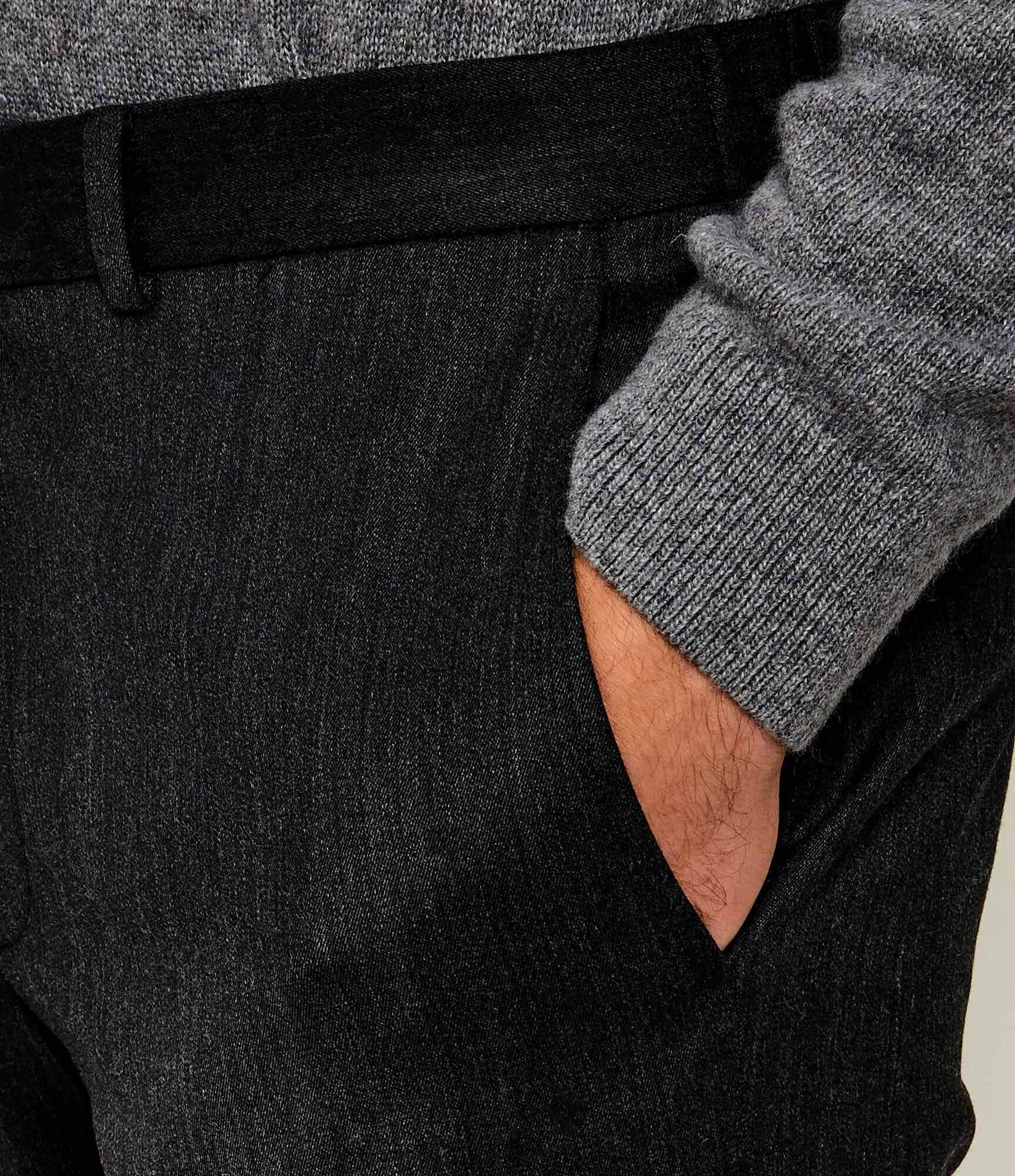 Emporio Armani Pantaloni chino | Slim Fit cu adaos de lână