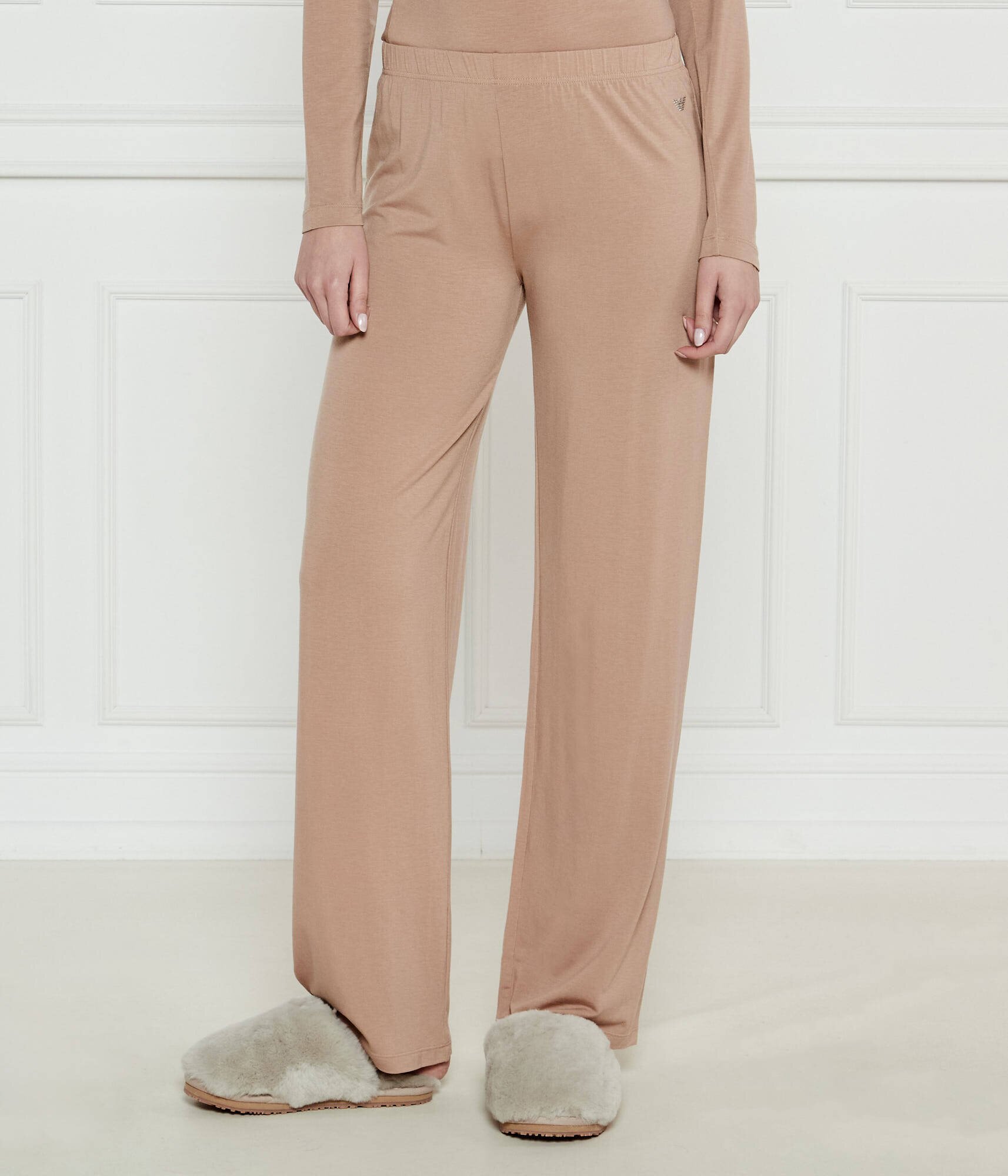 Emporio Armani Pijama | Regular Fit cu adaos de lână