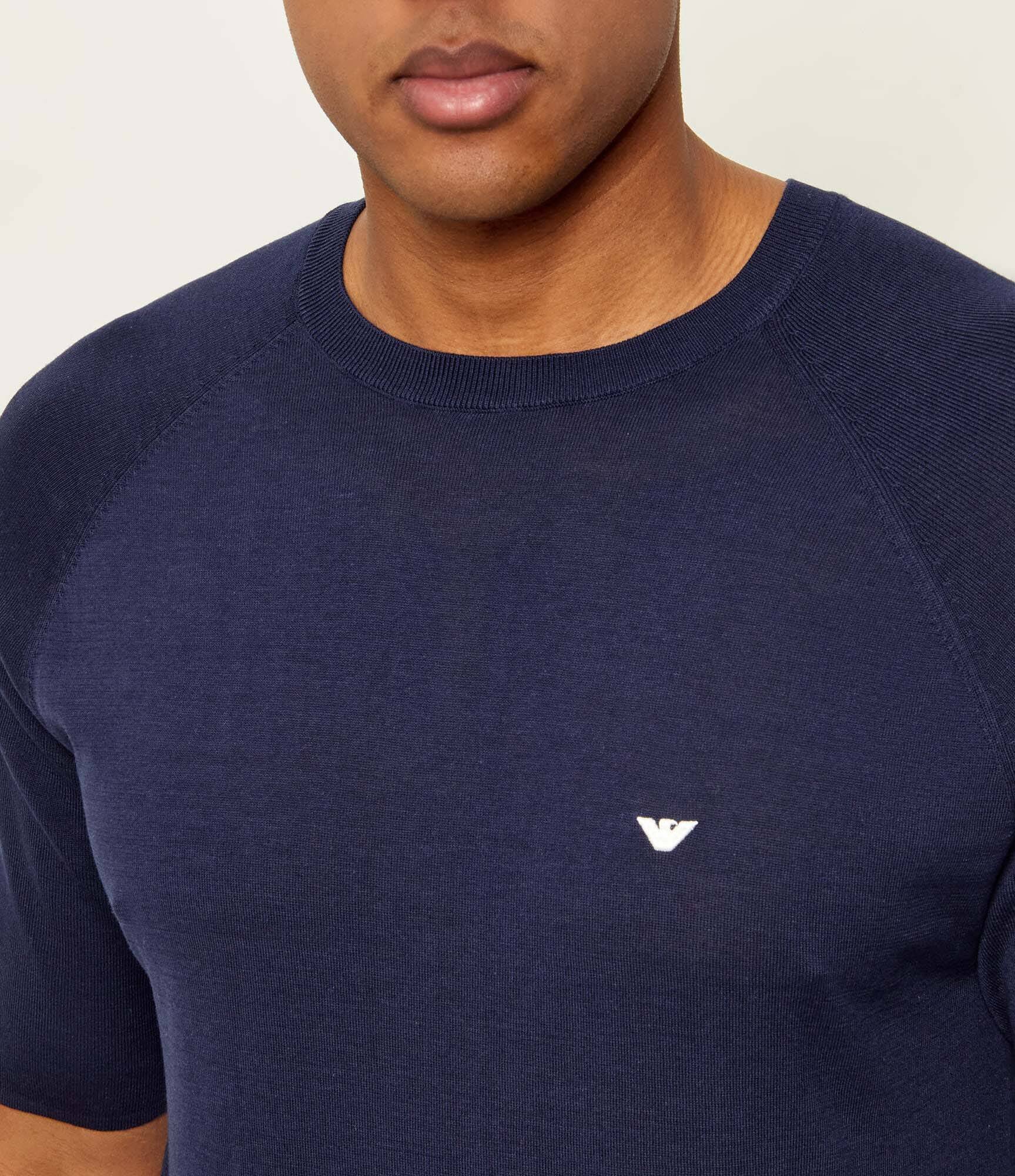Emporio Armani Pulover | regular fit cu adaos de mătase