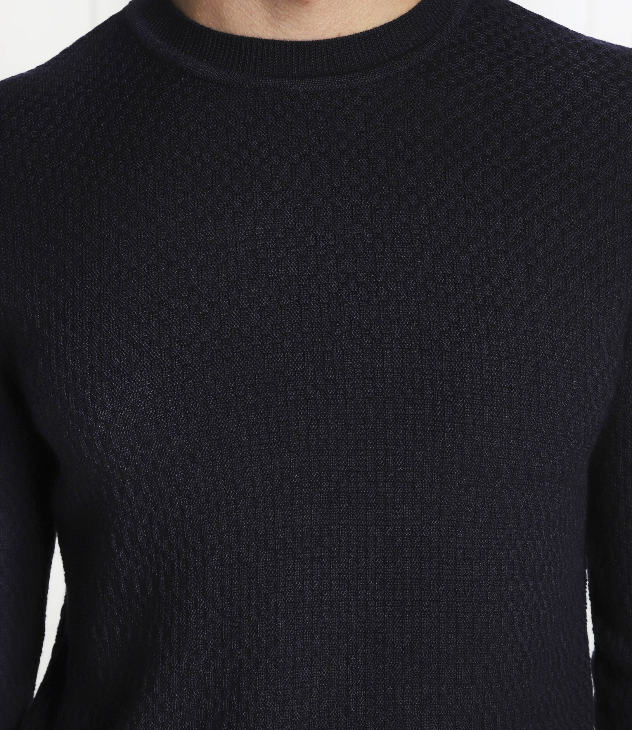Emporio Armani Pulover | Slim Fit cu adaos de lână