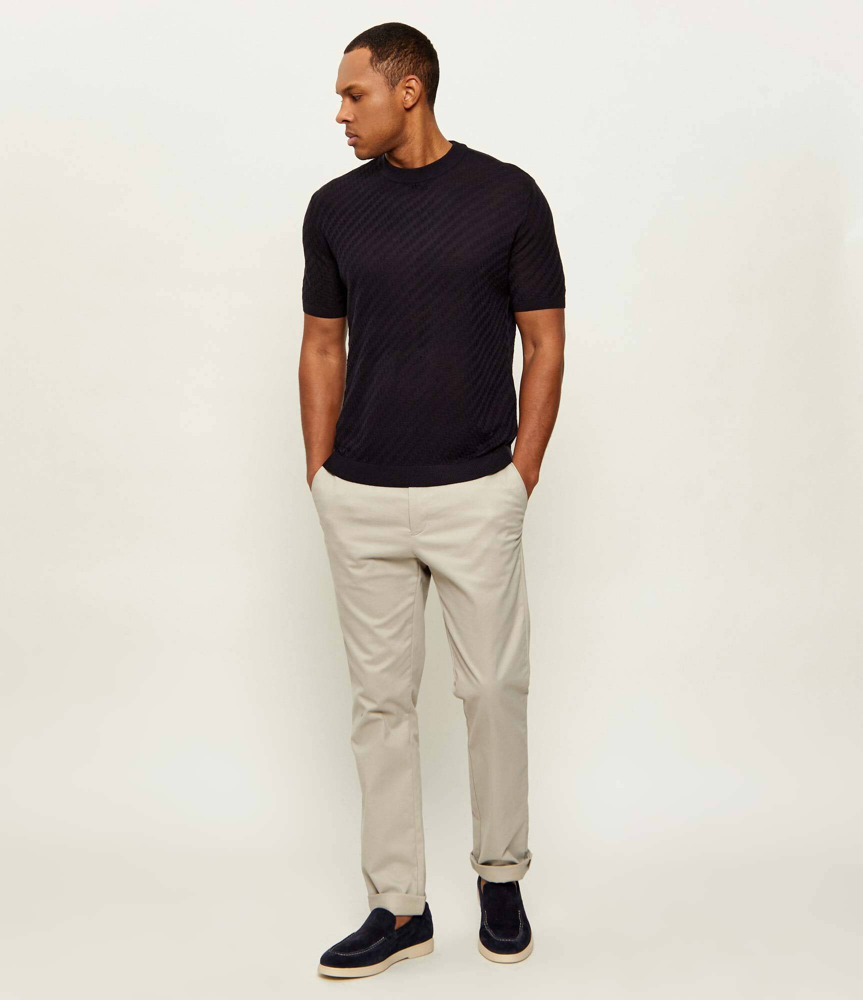 Emporio Armani Pulover | Slim Fit cu adaos de lână