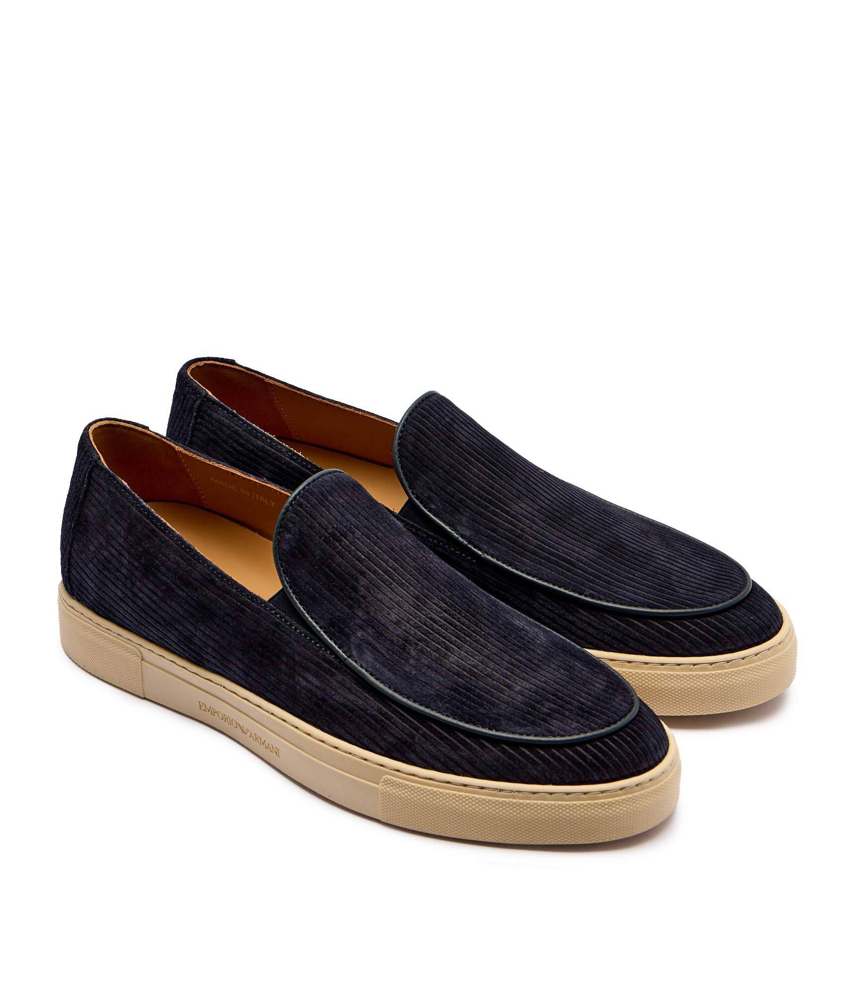 Emporio Armani Slip on | piele întoarsă
