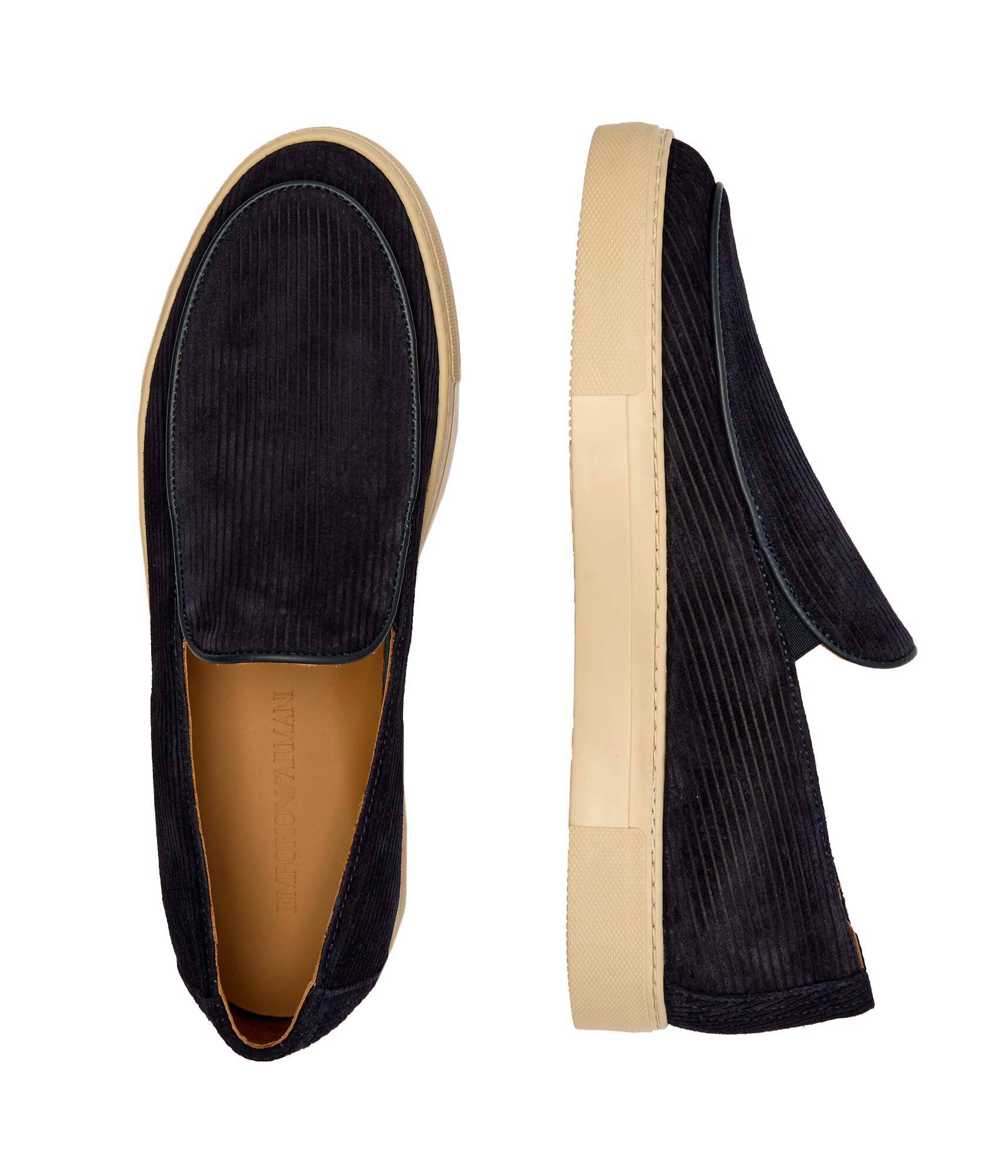 Emporio Armani Slip on | piele întoarsă