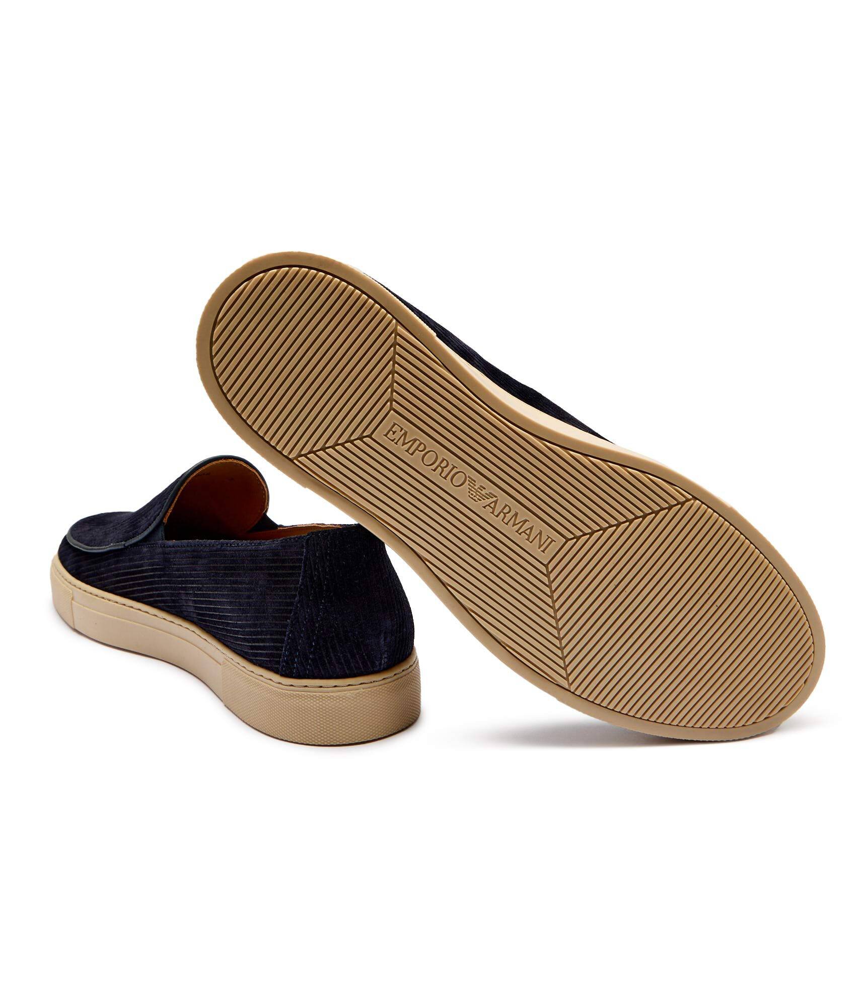 Emporio Armani Slip on | piele întoarsă