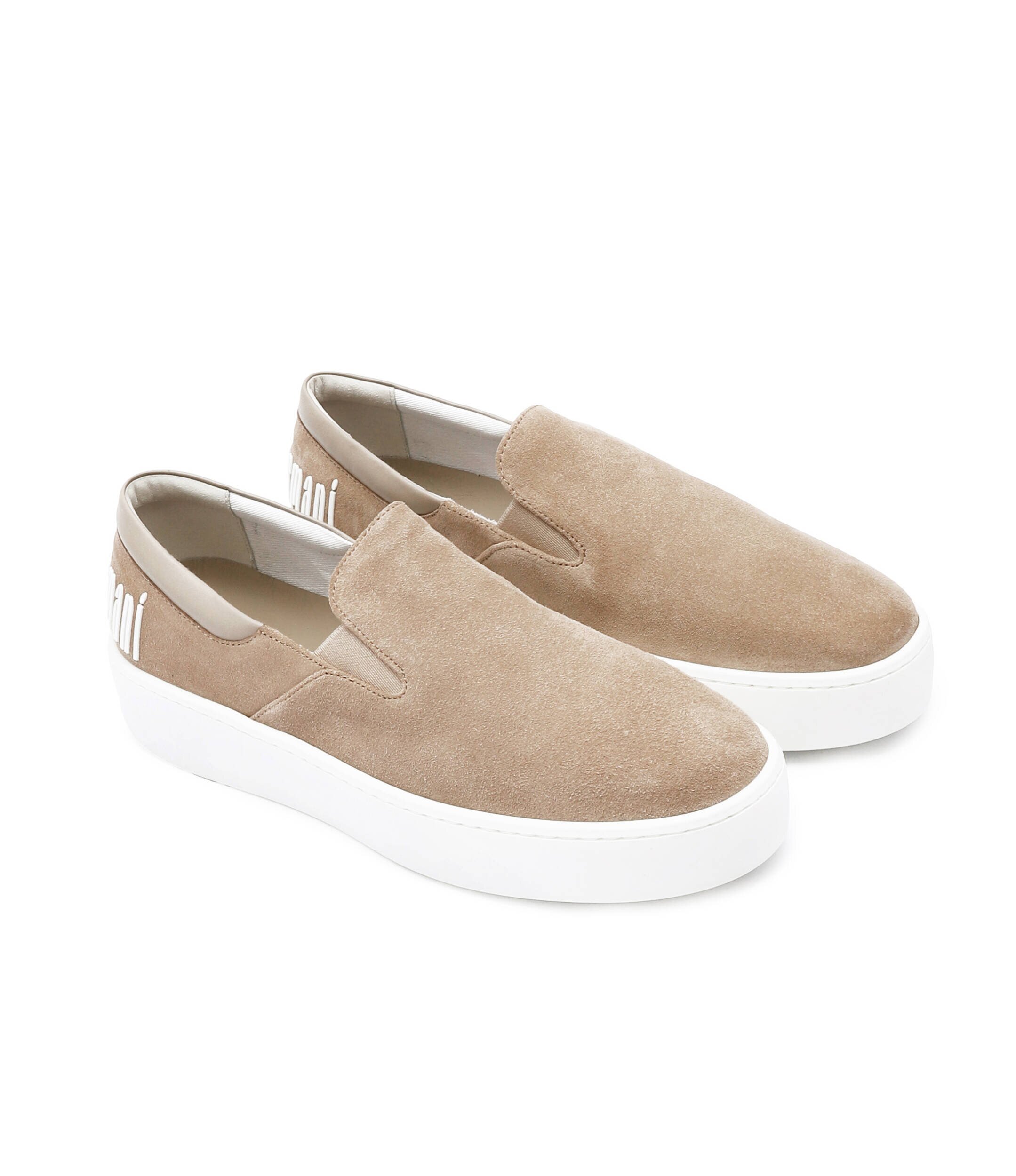 Emporio Armani Slip on | piele întoarsă