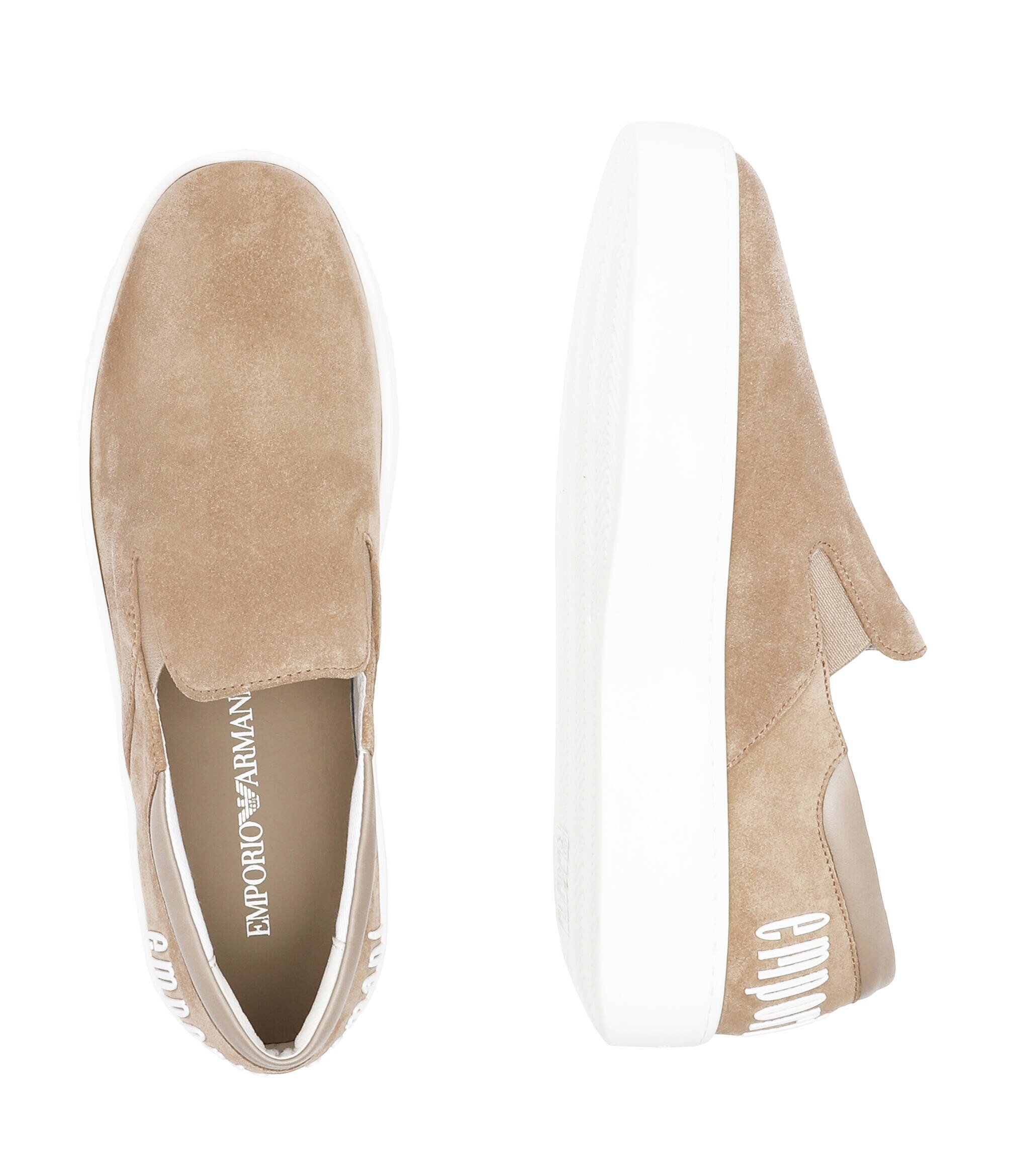 Emporio Armani Slip on | piele întoarsă